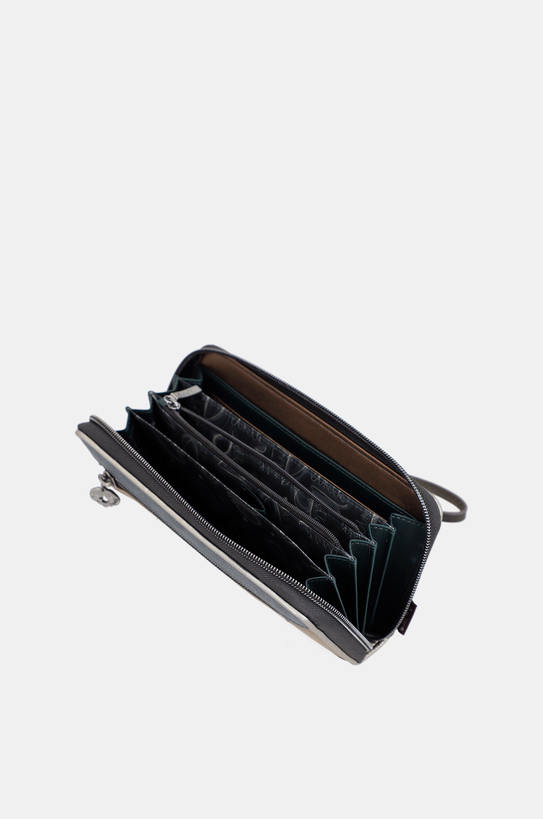 Brieftasche gemustert RFID Manifesto groß