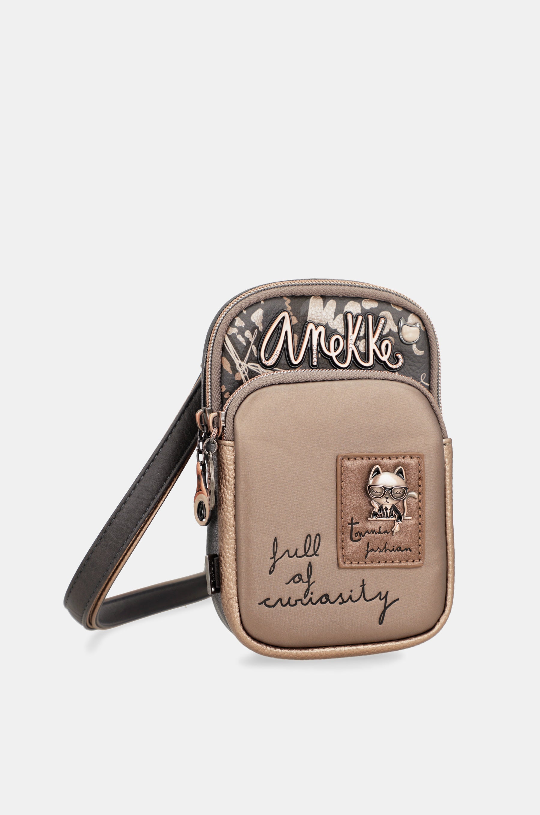 Mini Umhängetasche mit Steckfach Intentions