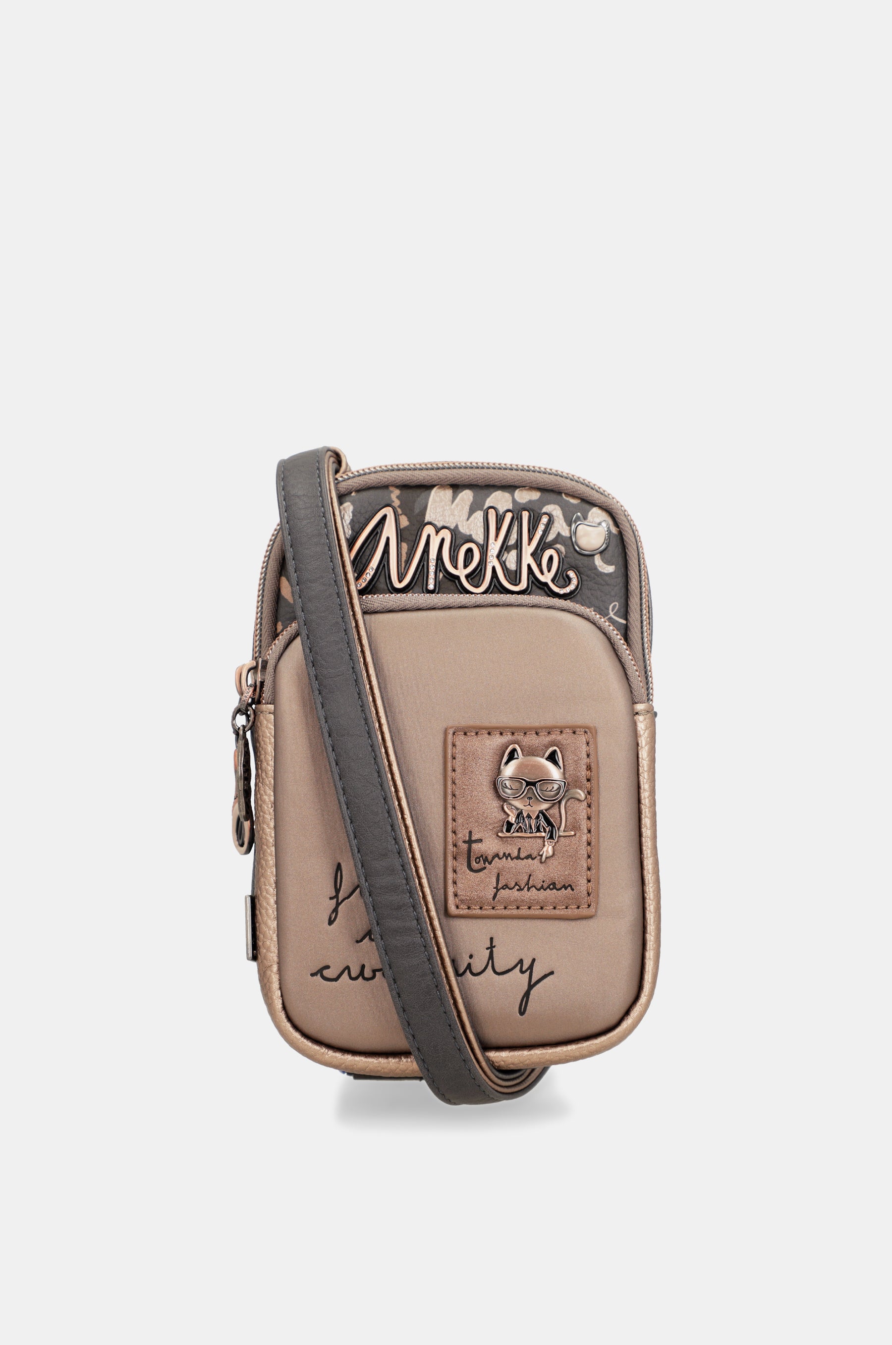 Mini Umhängetasche mit Steckfach Intentions