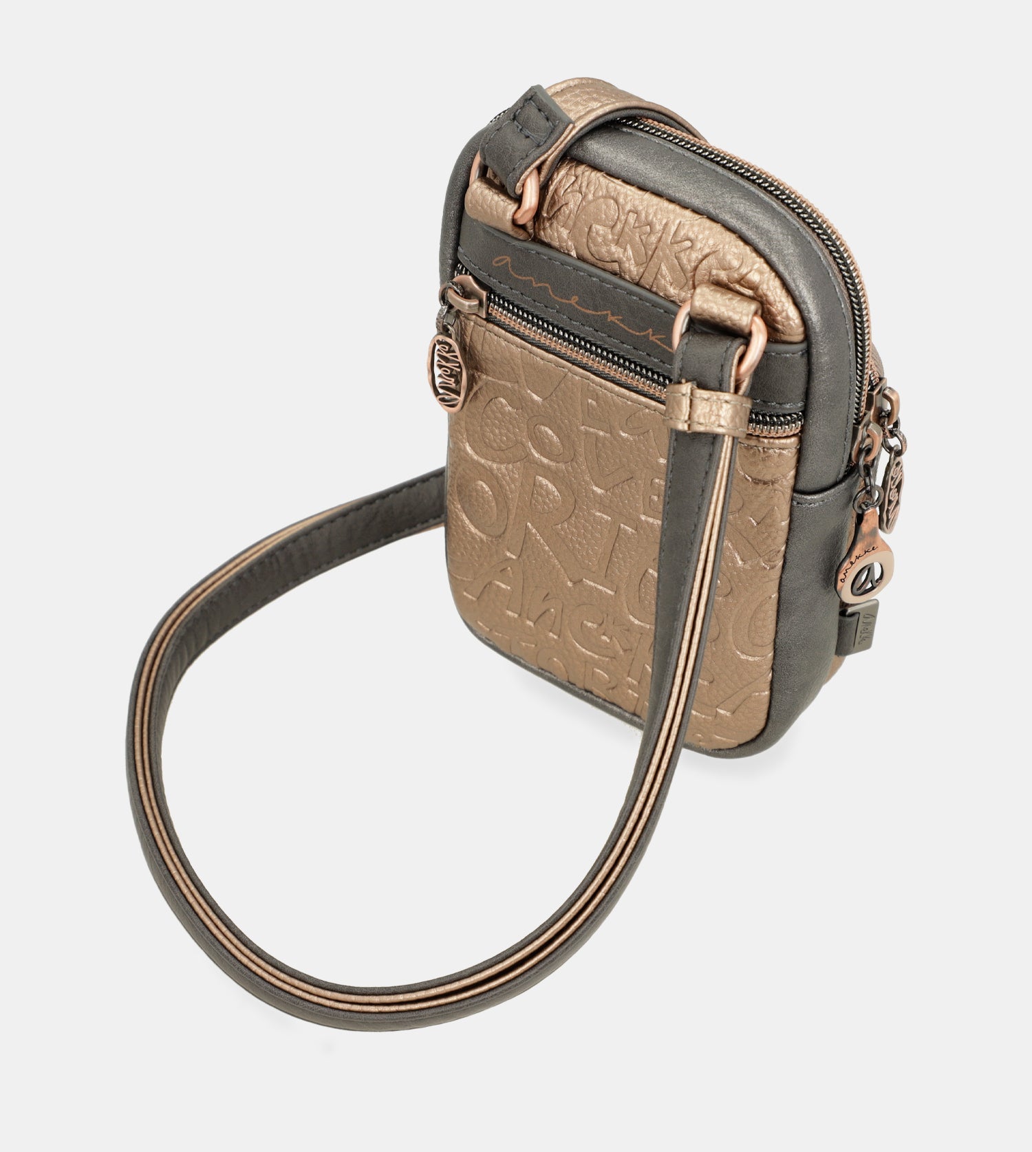 Mini Umhängetasche mit Steckfach Intentions