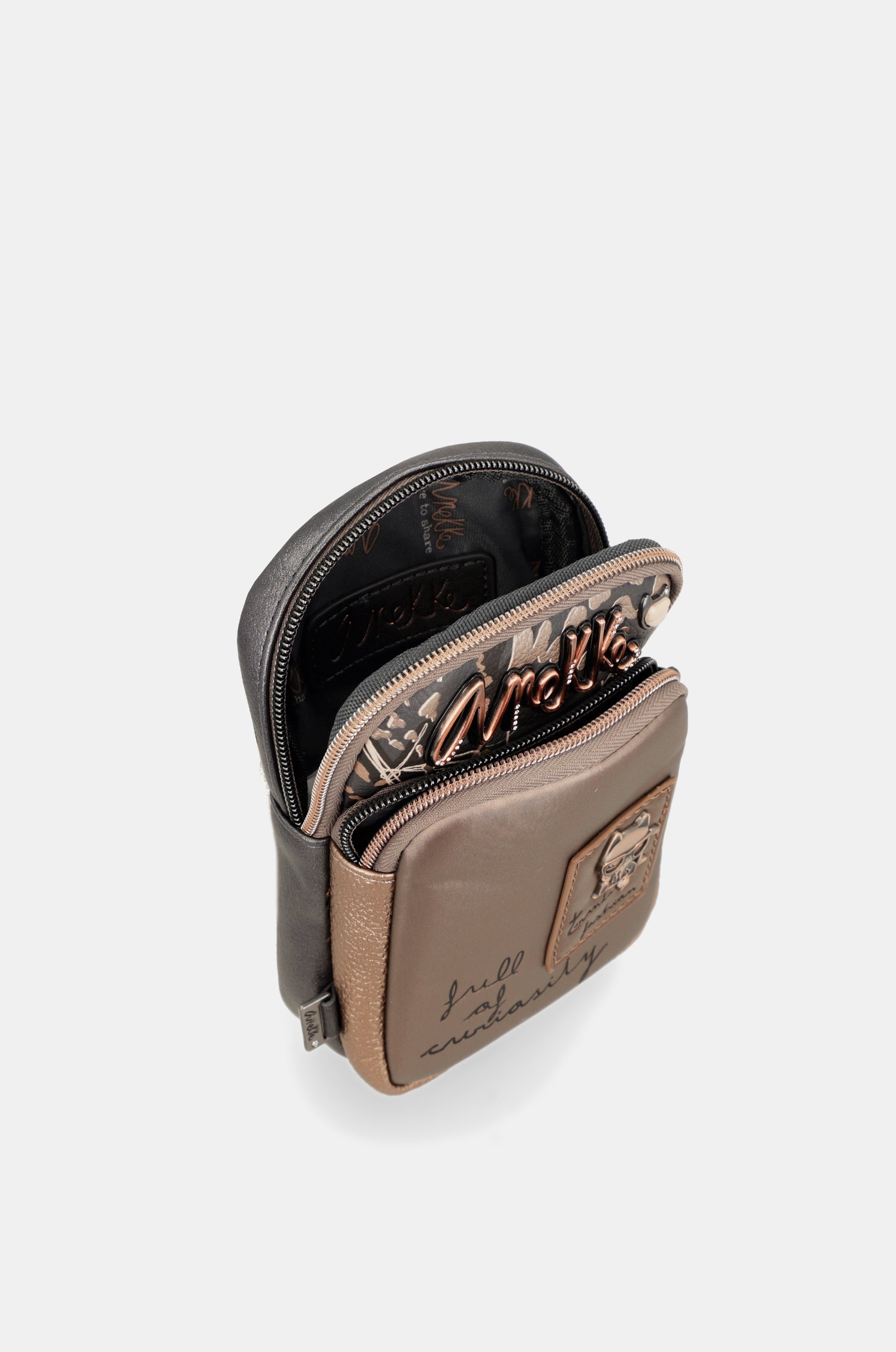 Mini Umhängetasche mit Steckfach Intentions