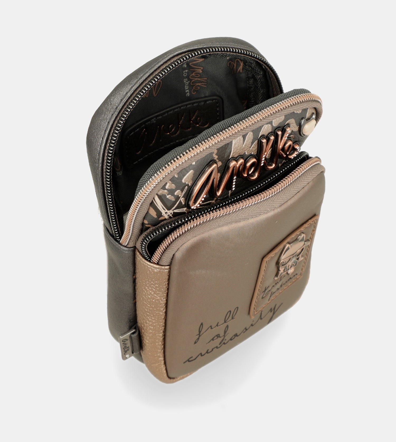 Mini Umhängetasche mit Steckfach Intentions