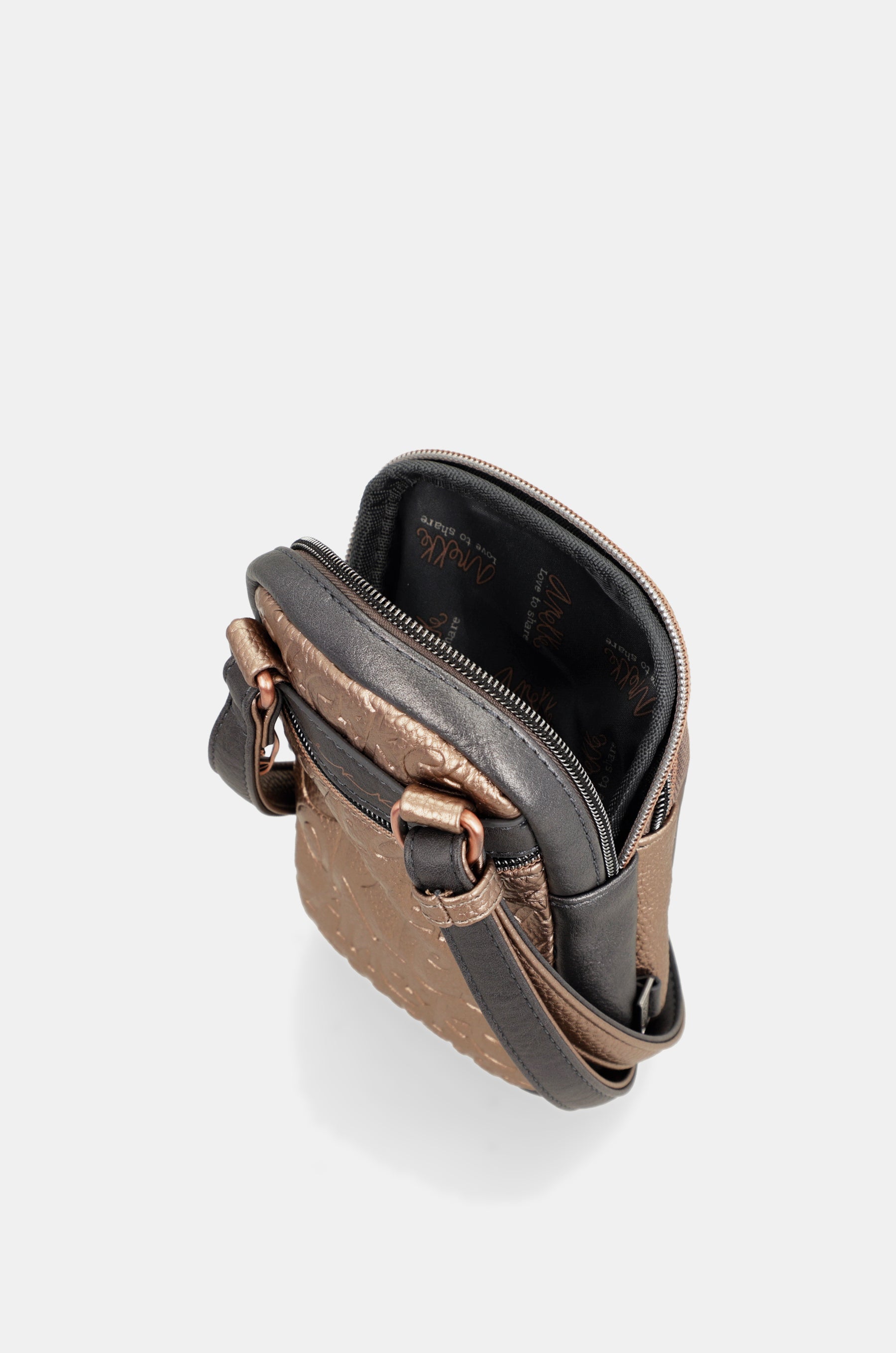 Mini Umhängetasche mit Steckfach Intentions