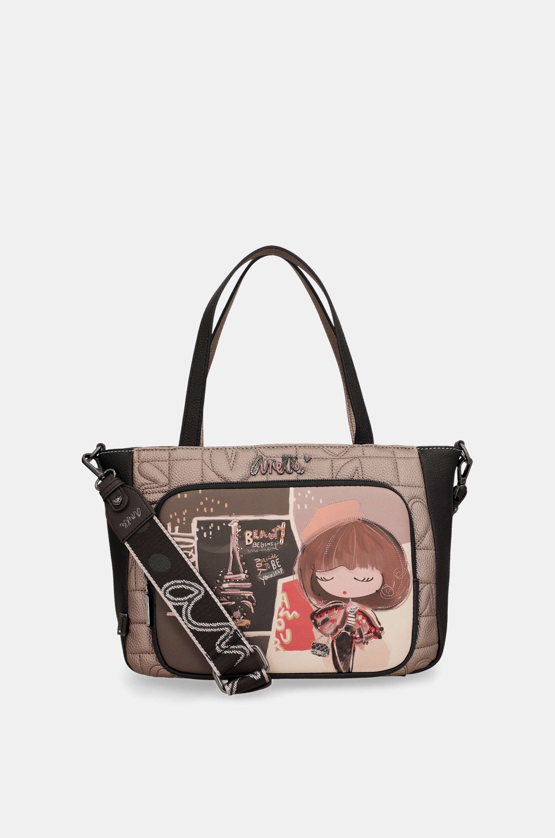 Schultertasche mit Umhängeriemen Mademoiselle