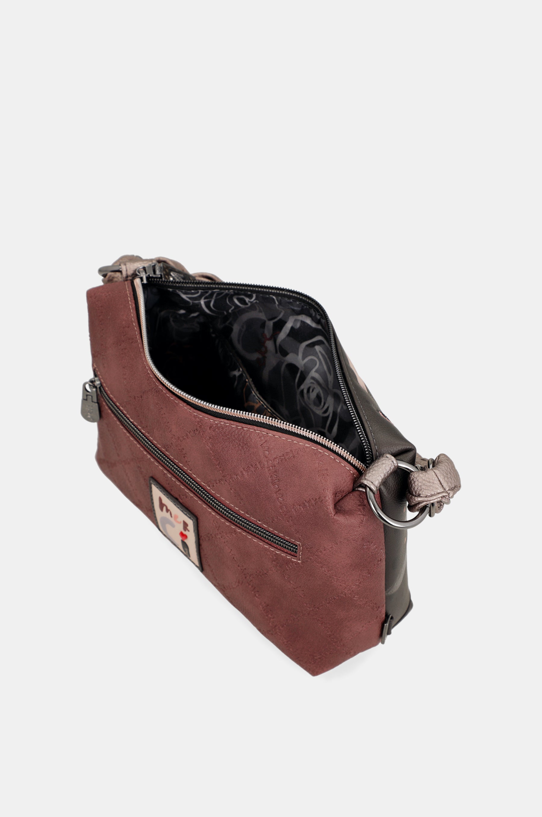 Tasche mit kurzem Henkel und Umhängeriemen Mademoiselle