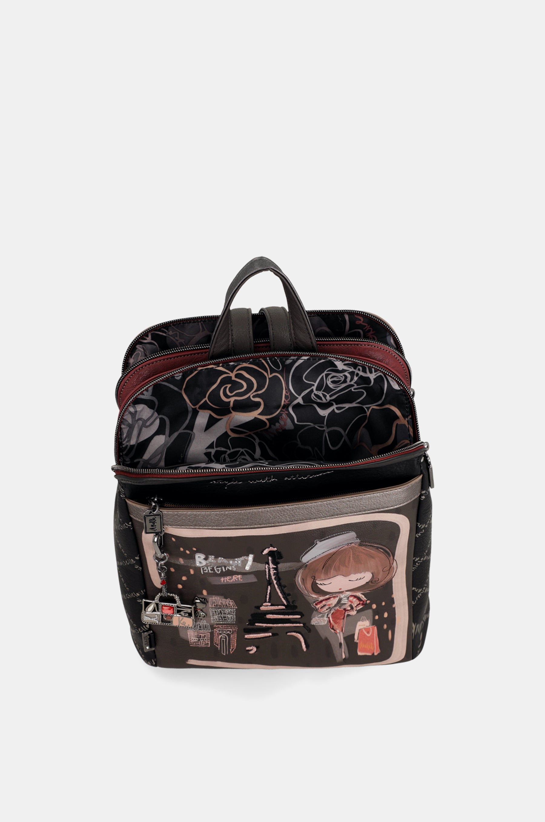 Rucksack mit Dreifachfach Mademoiselle