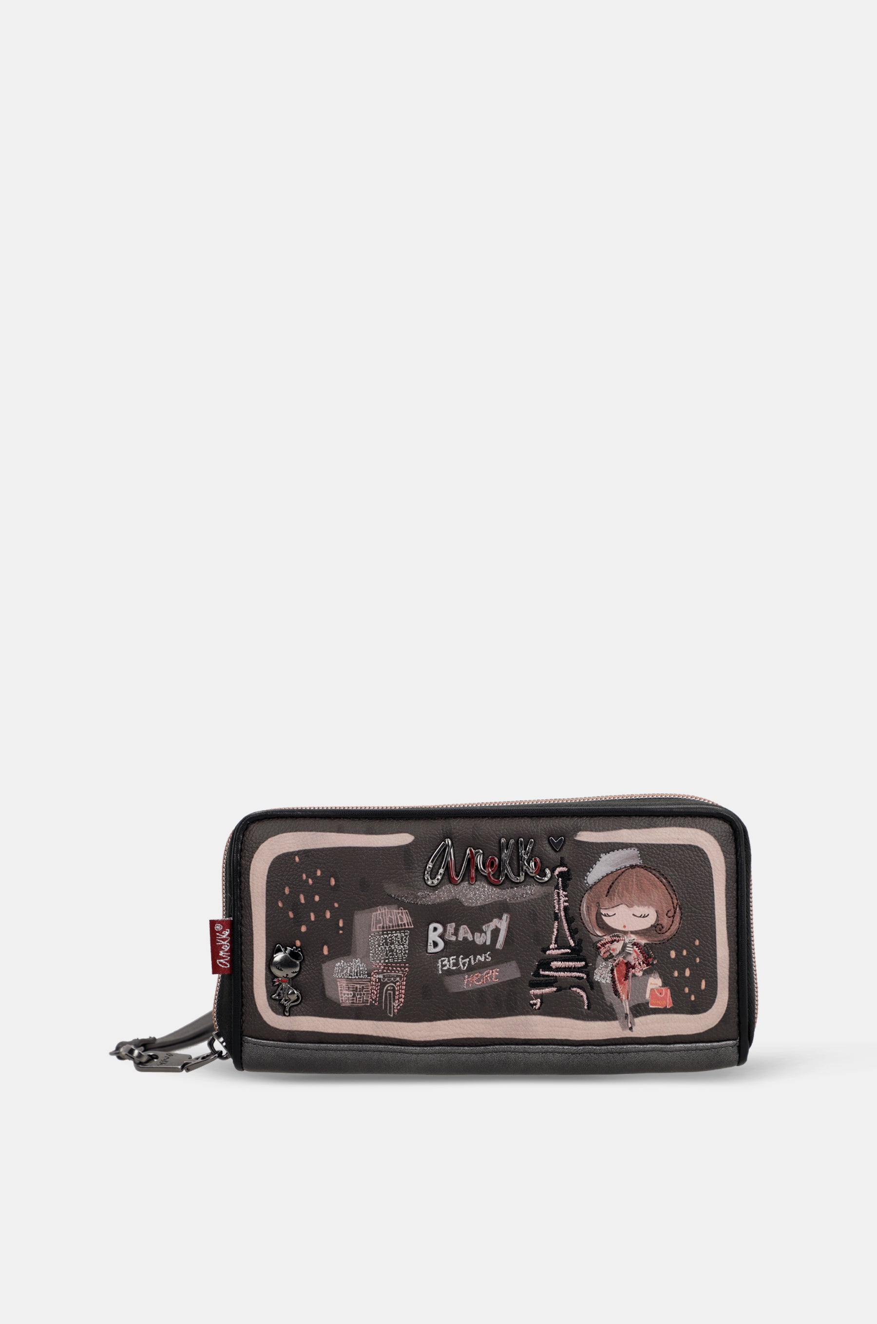 Brieftasche gemustert RFID Mademoiselle groß