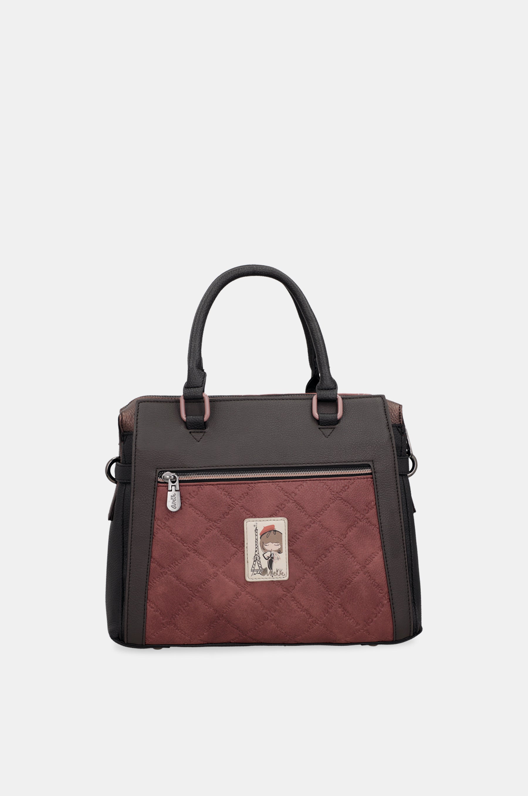 Tasche mit kurzem Henkel und Umhängeriemen Parisian
