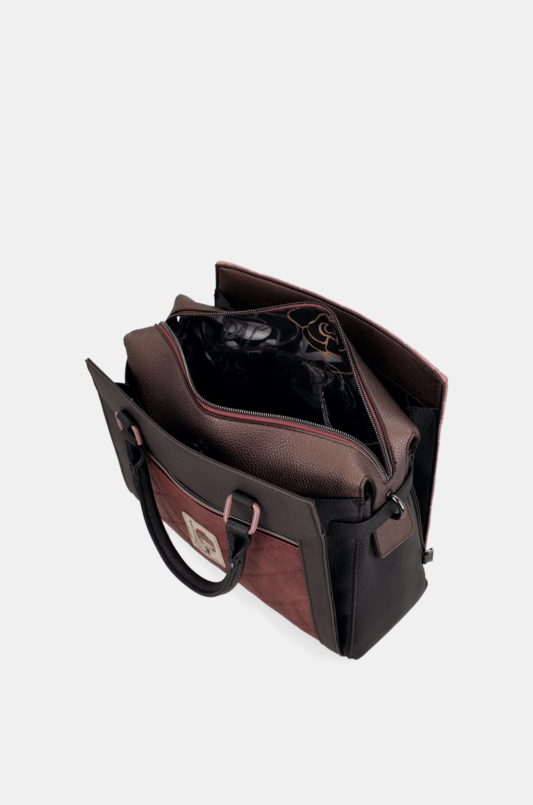 Tasche mit kurzem Henkel und Umhängeriemen Parisian