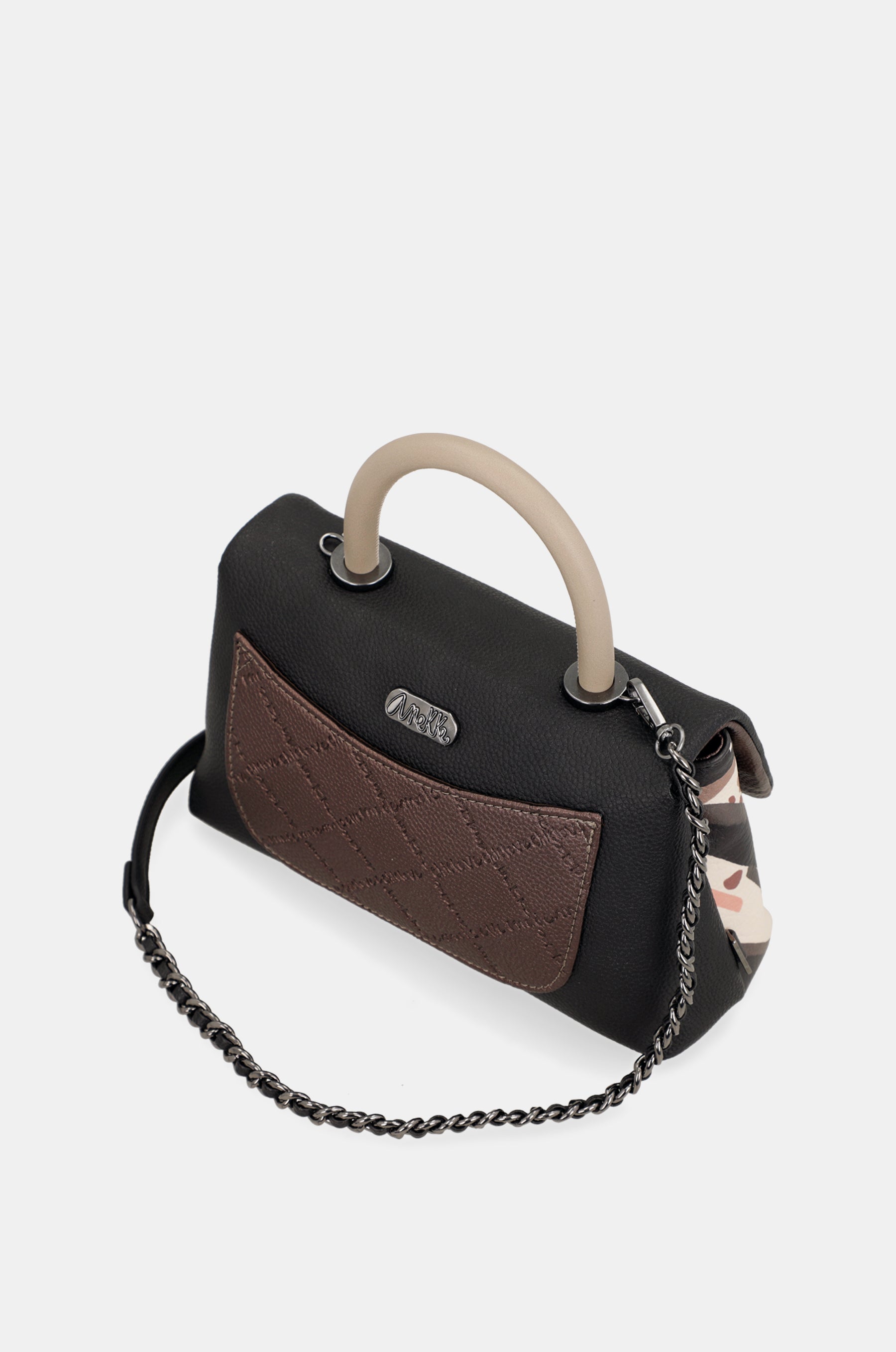 Tasche mit kurzem Henkel und Umhängeriemen Parisian klein