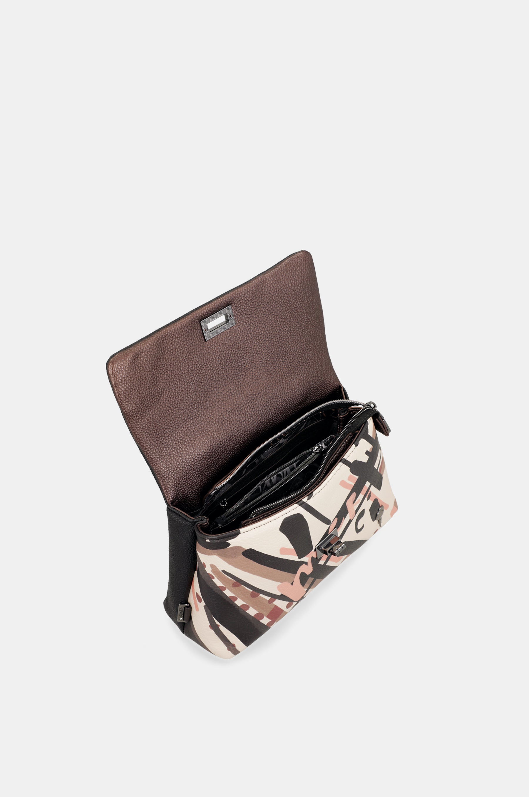 Tasche mit kurzem Henkel und Umhängeriemen Parisian klein