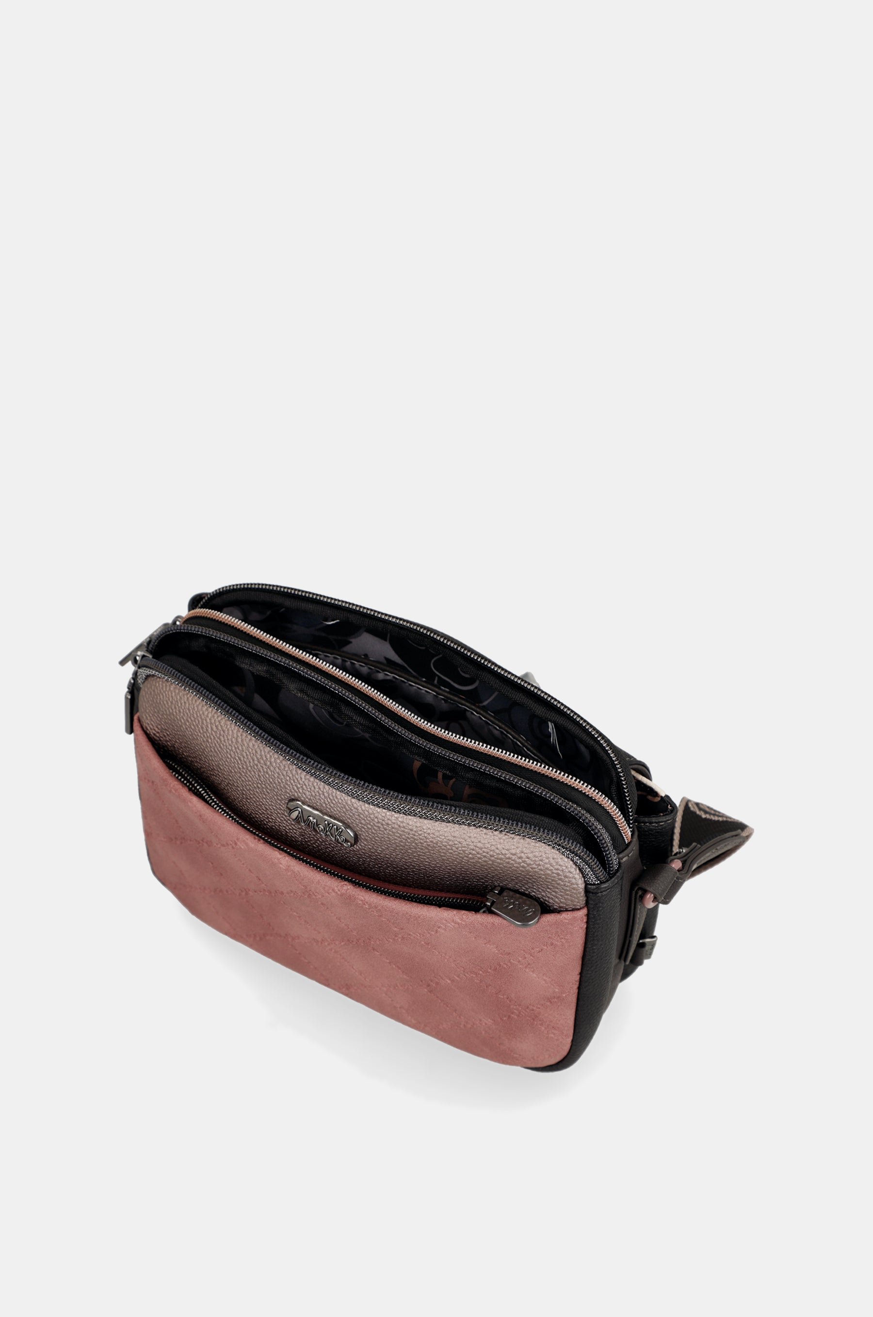 Umhängetasche oval mit Klappe Parisian