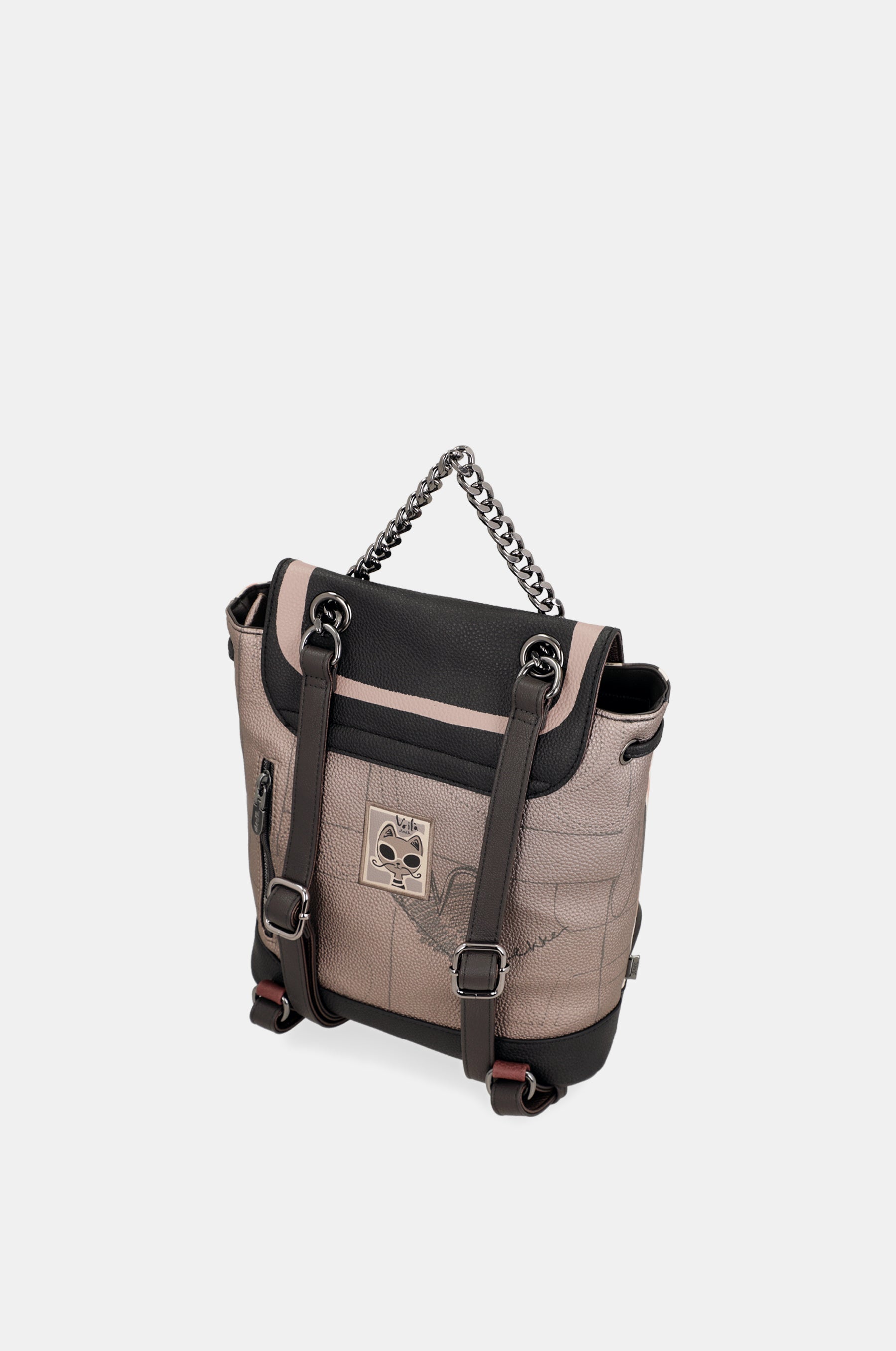 Rucksack mit Klappe Parisian