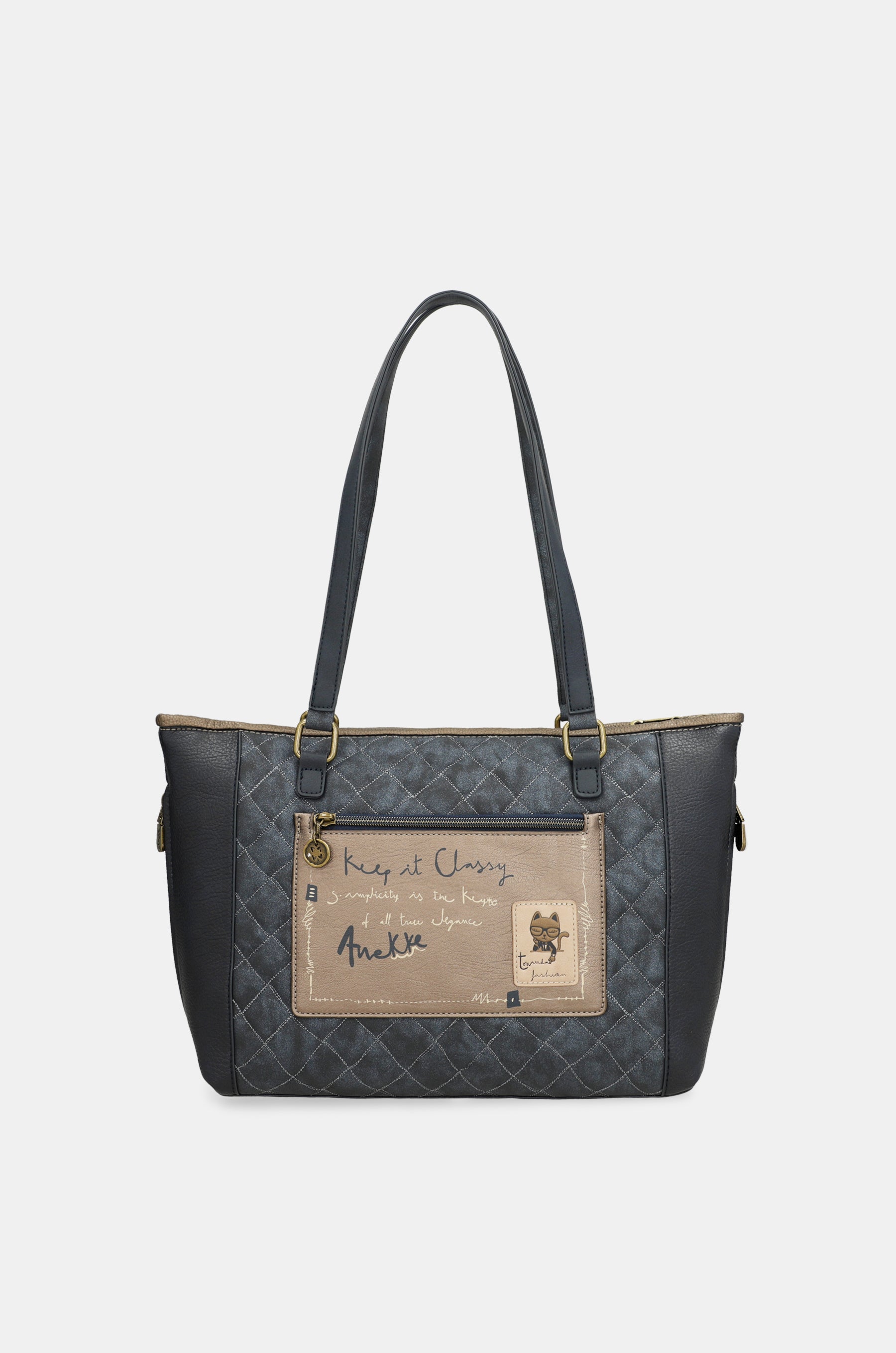 Shopper Tasche mit Umhängeriemen Studio