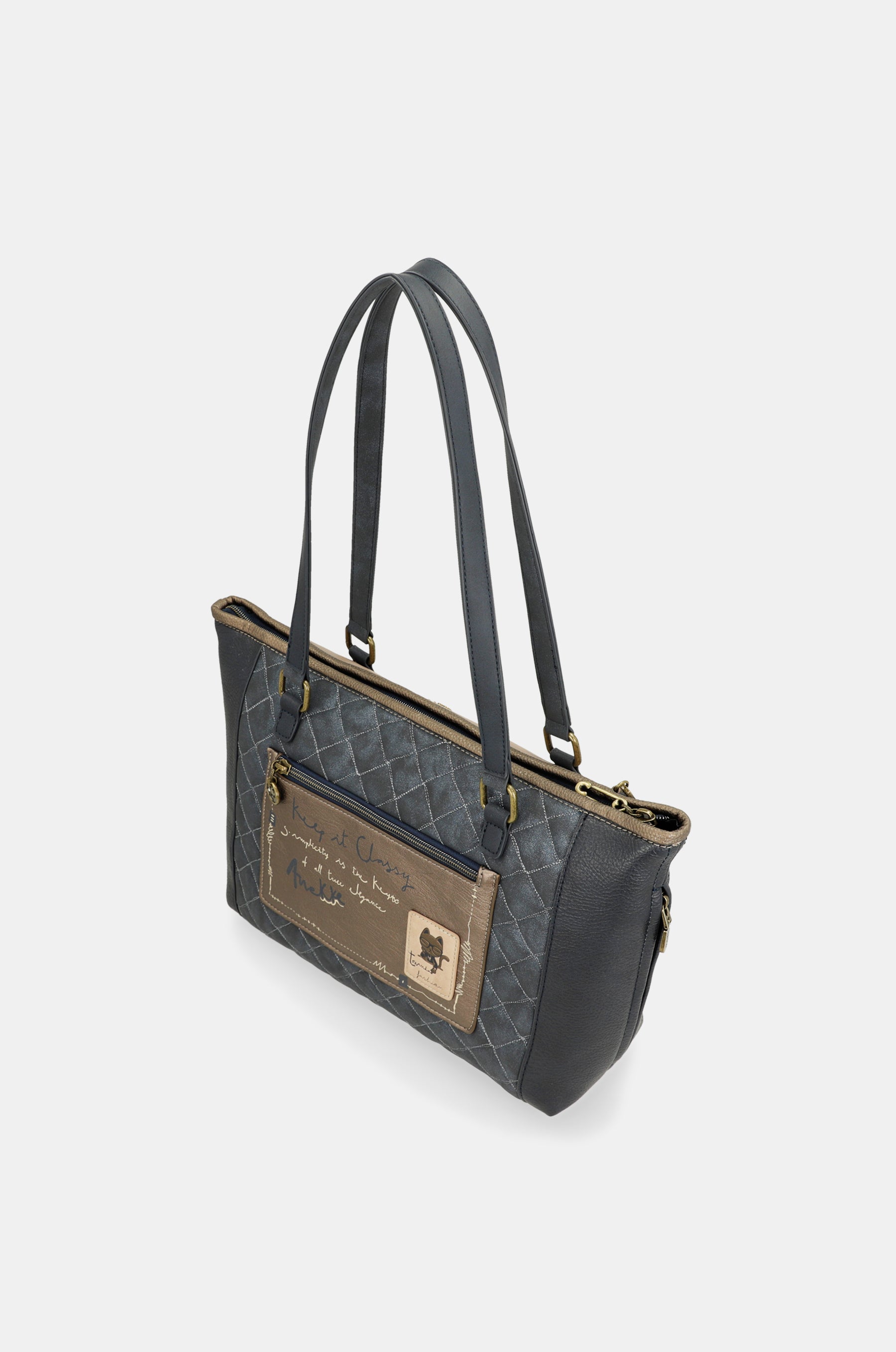 Shopper Tasche mit Umhängeriemen Studio