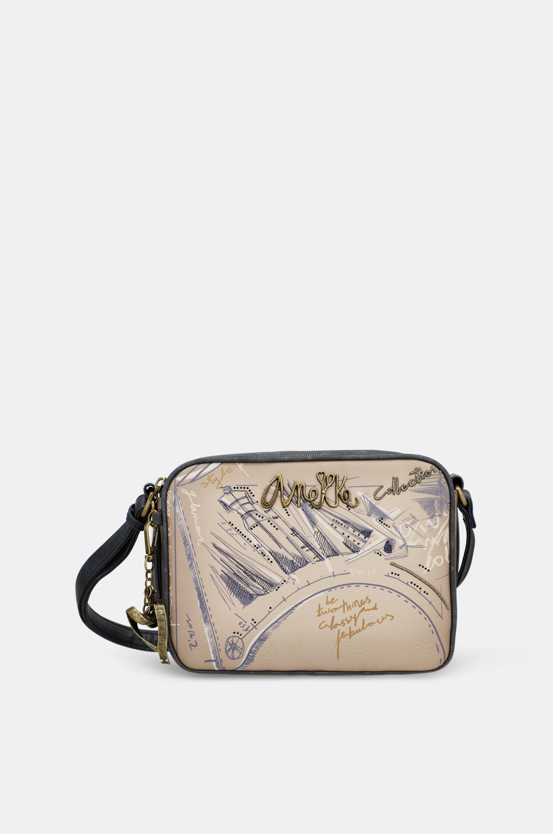 Umhängetasche mit 2 Fächern Studio