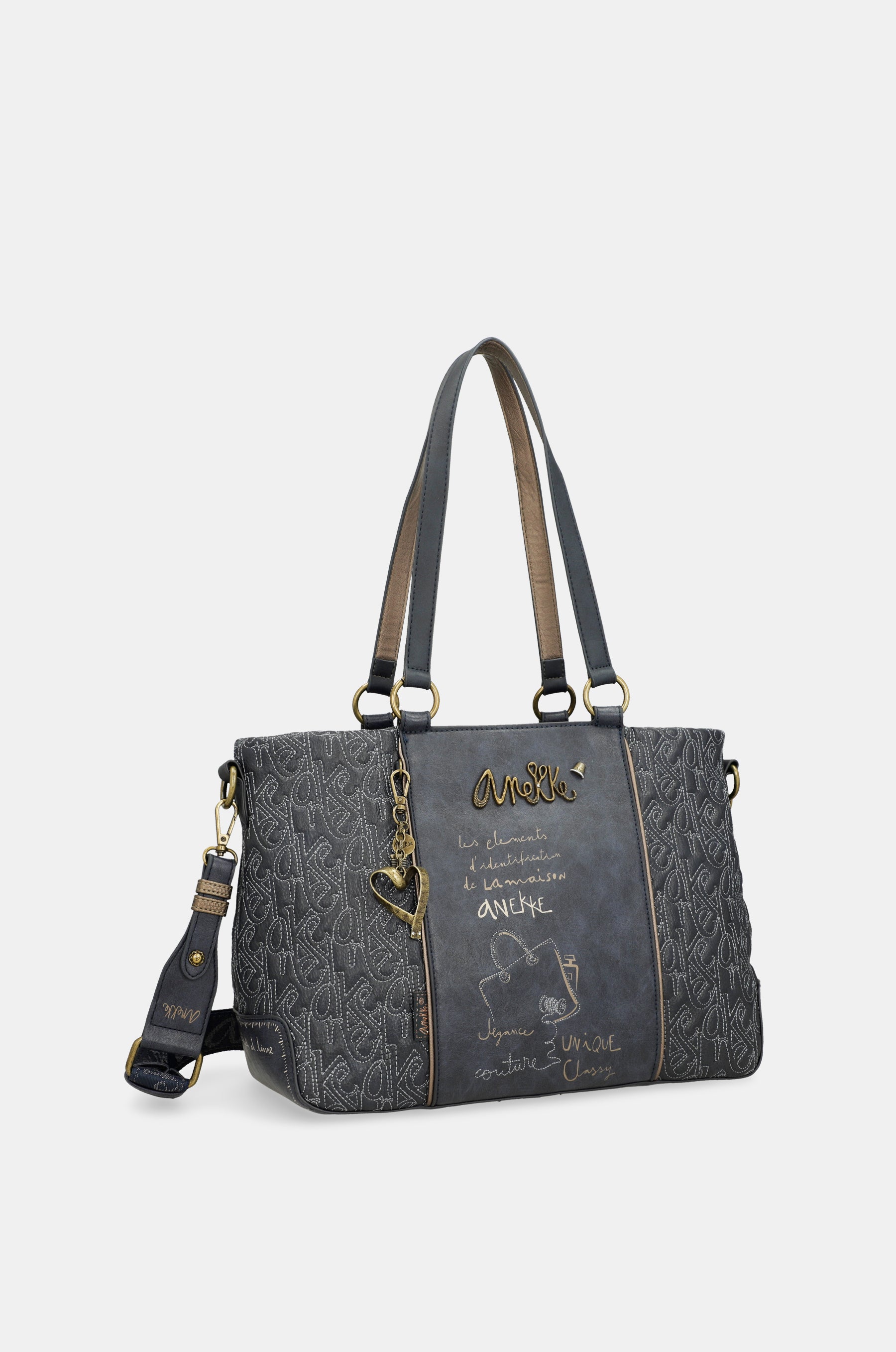 Tasche mit kurzem Henkel und Umhängeriemen Boutique
