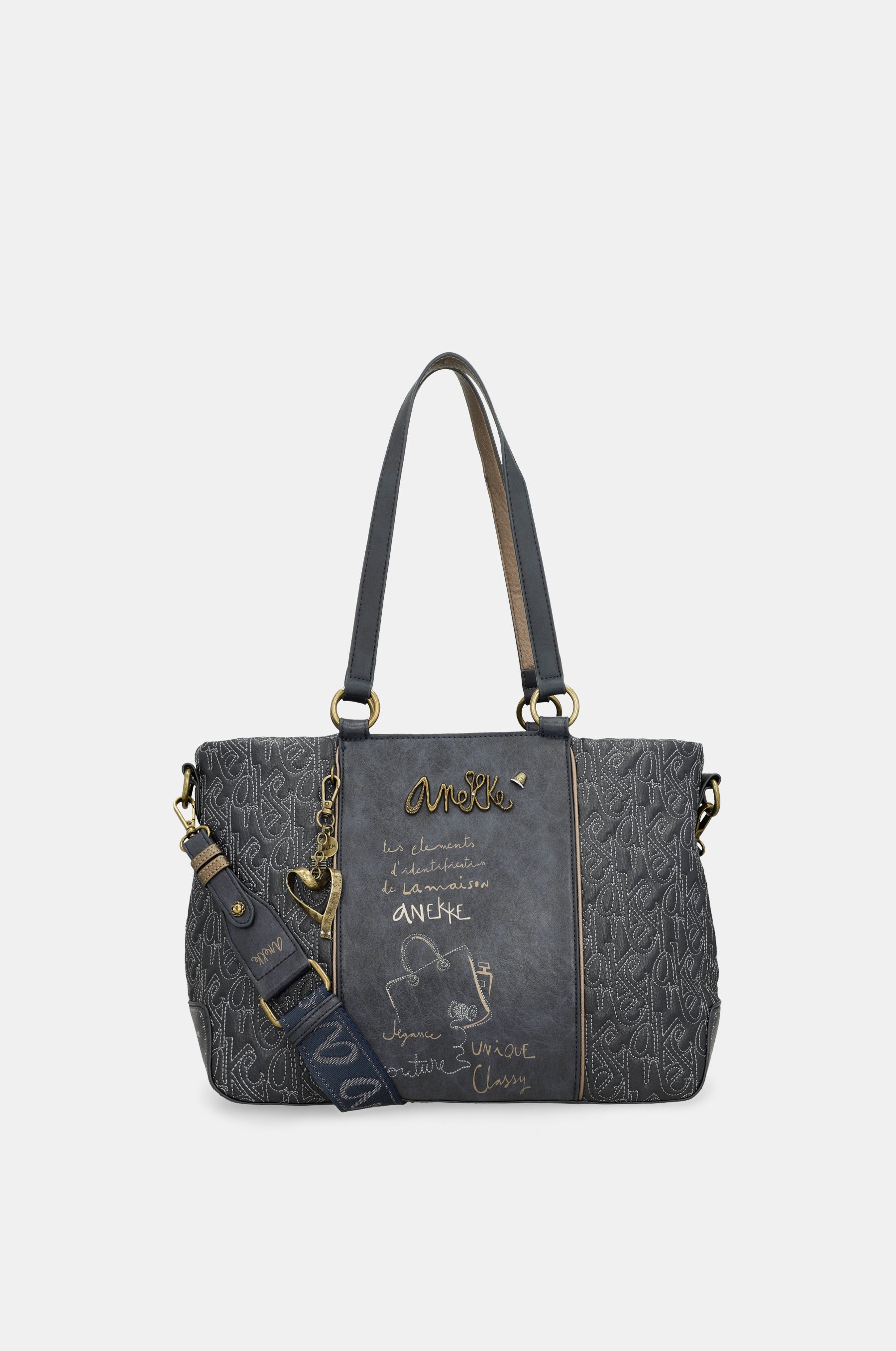 Tasche mit kurzem Henkel und Umhängeriemen Boutique