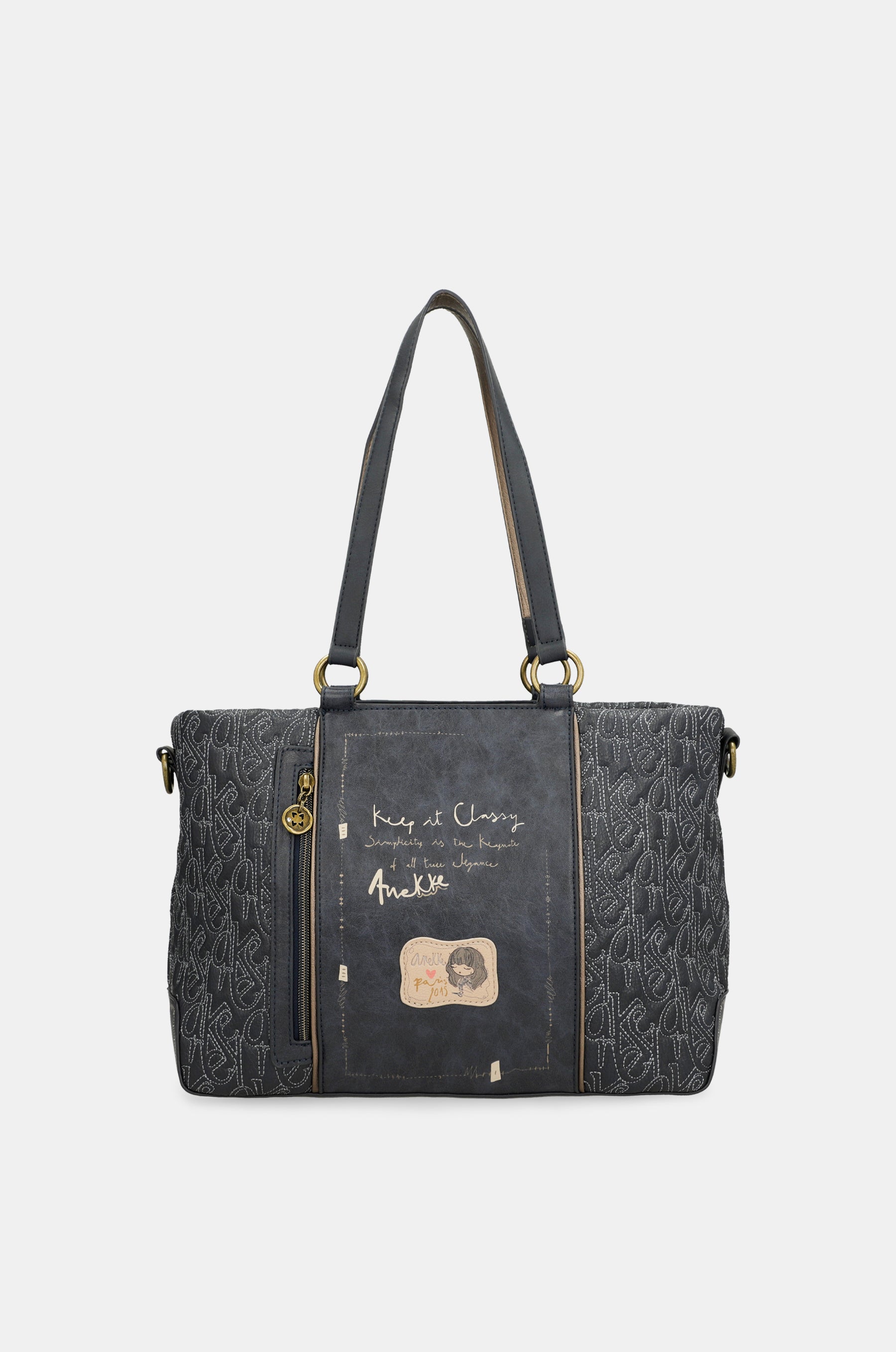 Tasche mit kurzem Henkel und Umhängeriemen Boutique