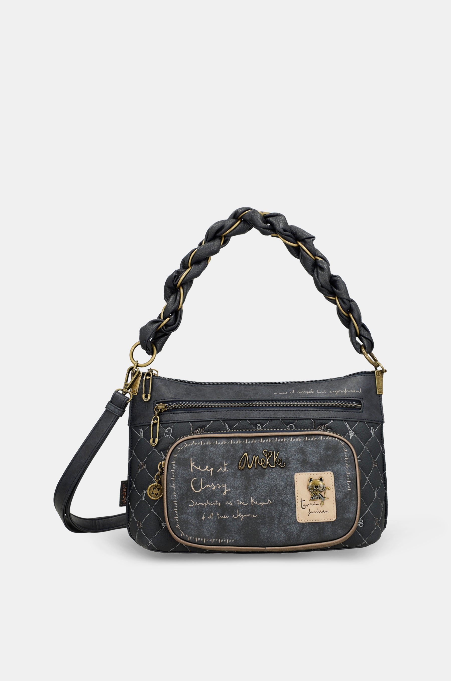 Umhängetasche mit kurzem Henkel Boutique