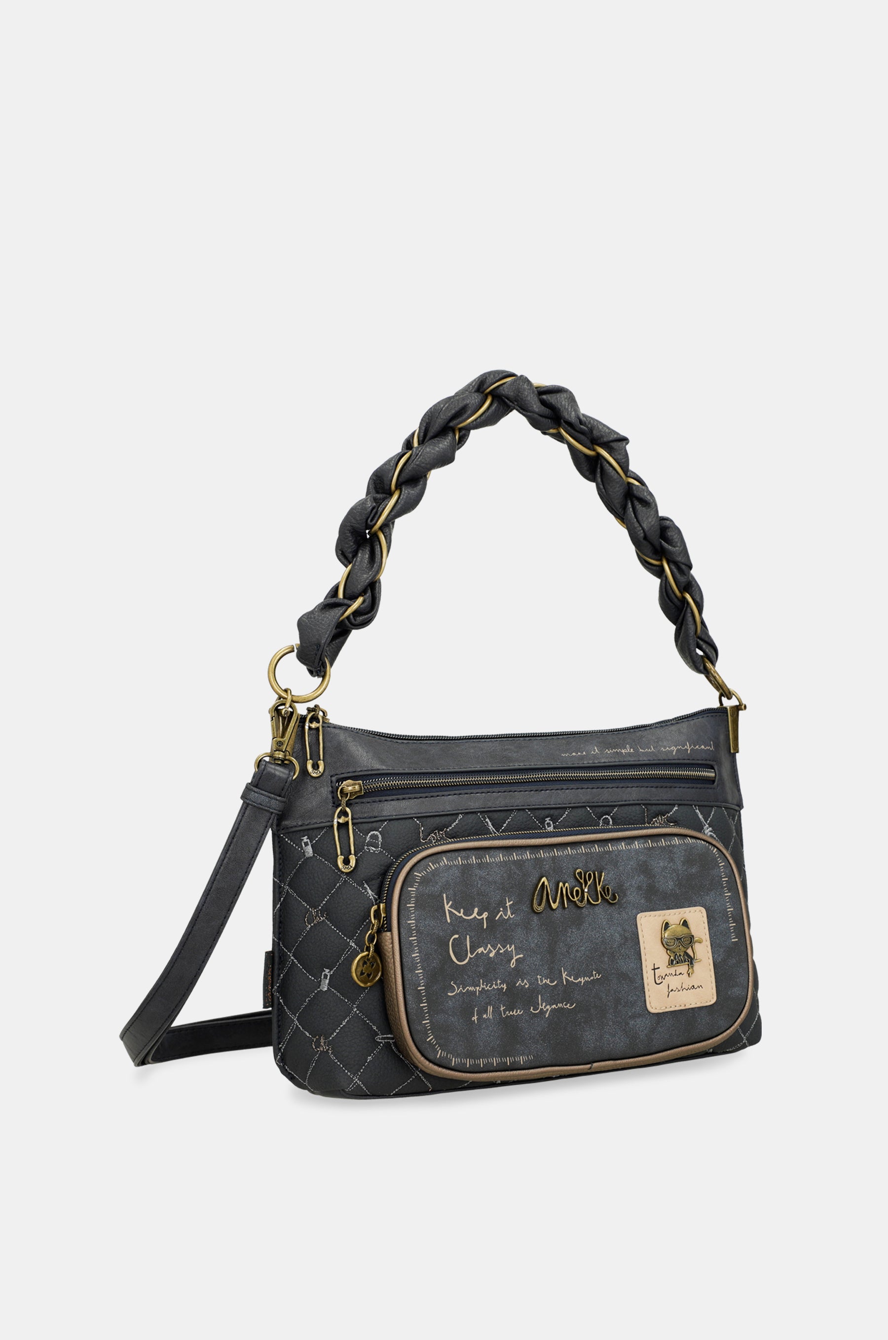 Umhängetasche mit kurzem Henkel Boutique