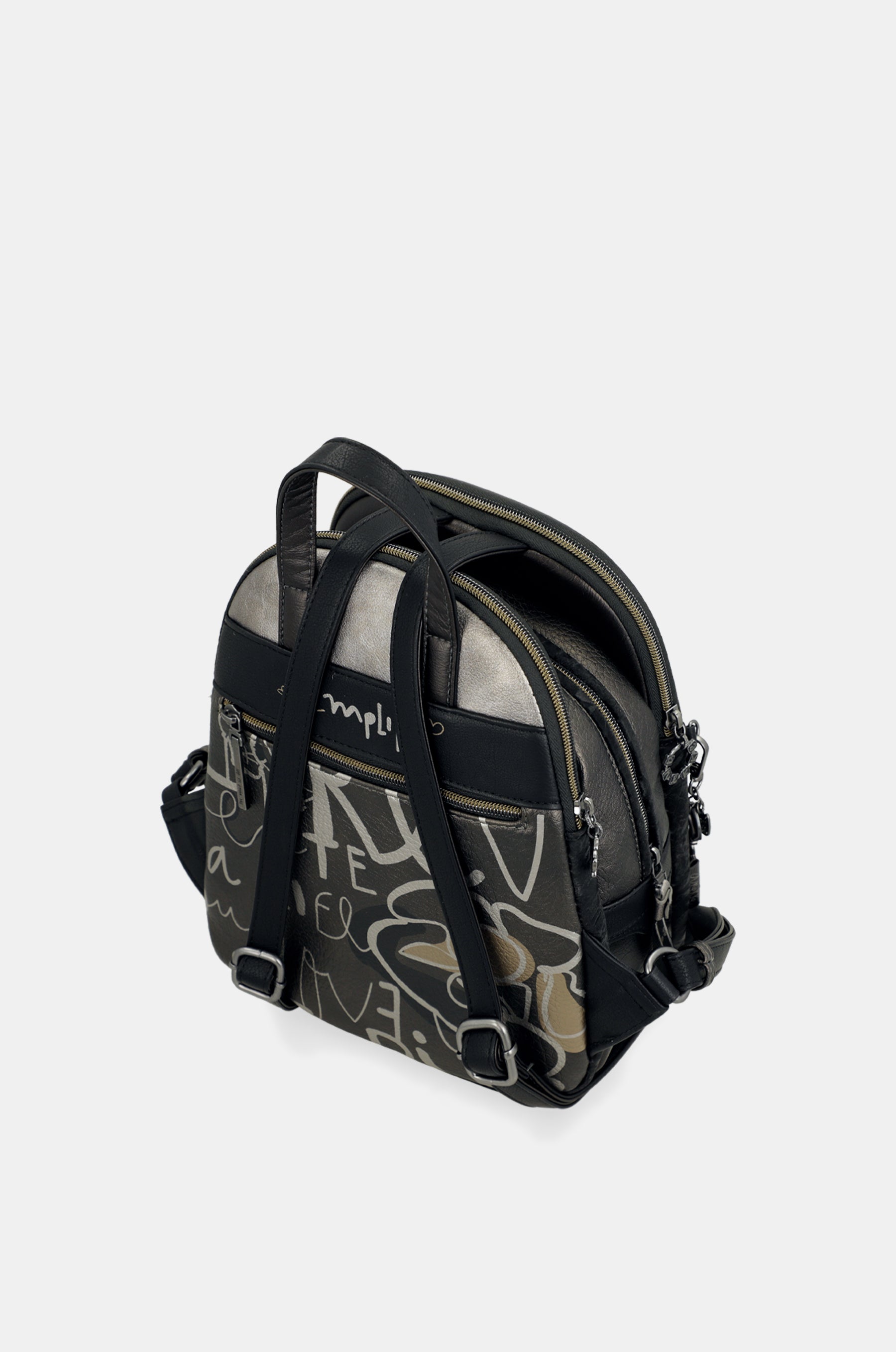 Rucksack mit 3 Fächern Nature Koko
