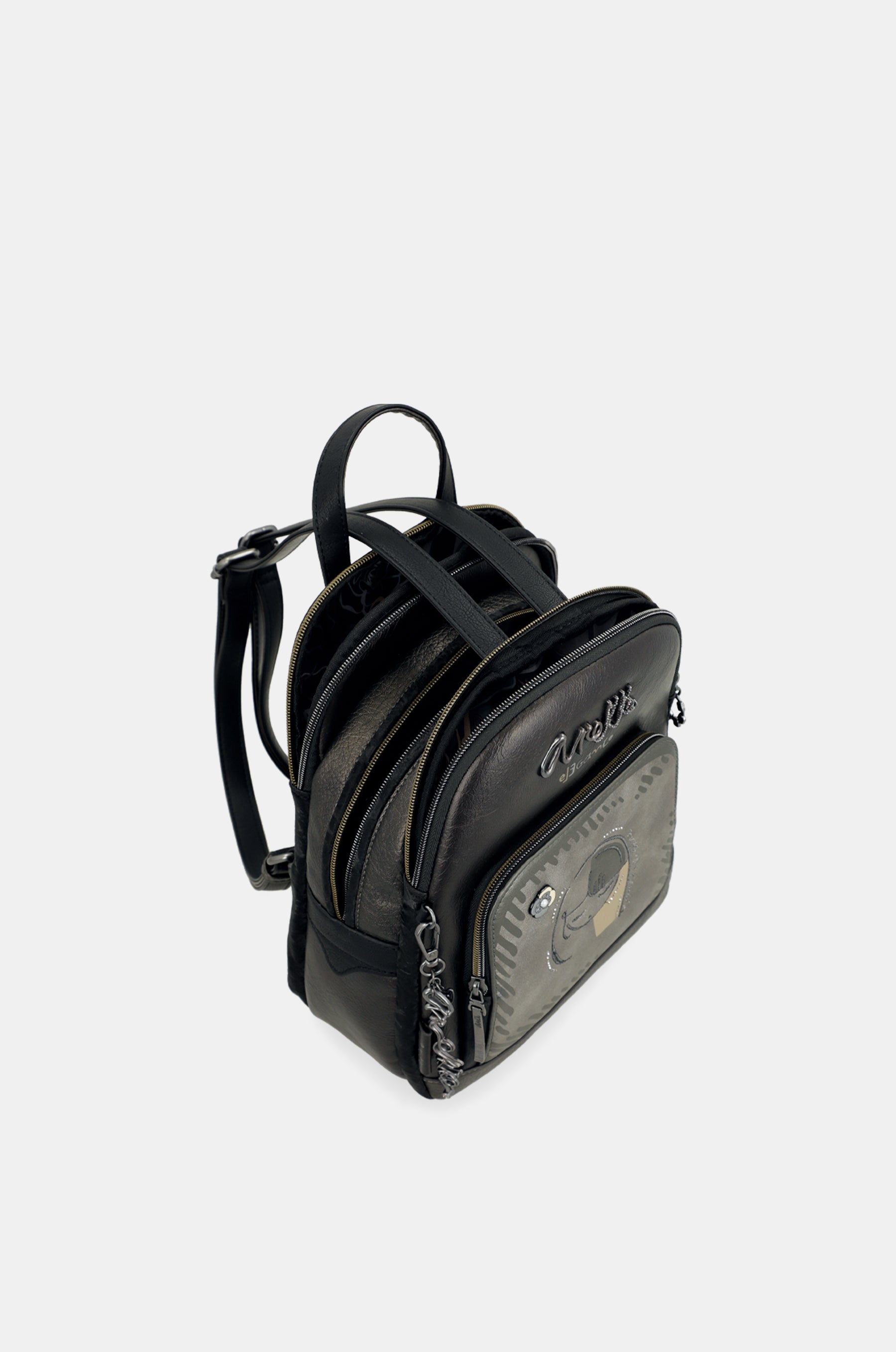 Rucksack mit 3 Fächern Nature Koko