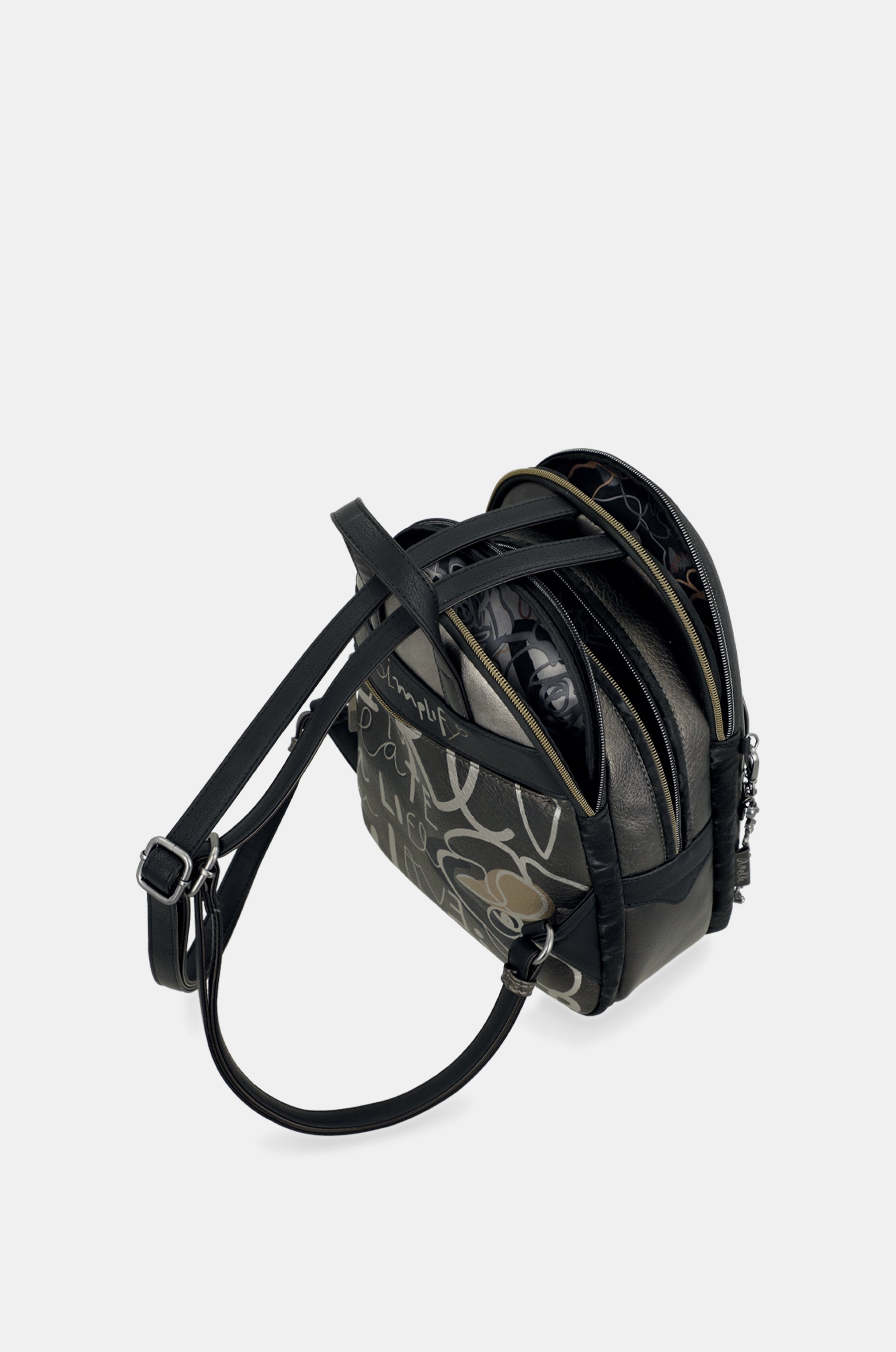 Rucksack mit 3 Fächern Nature Koko