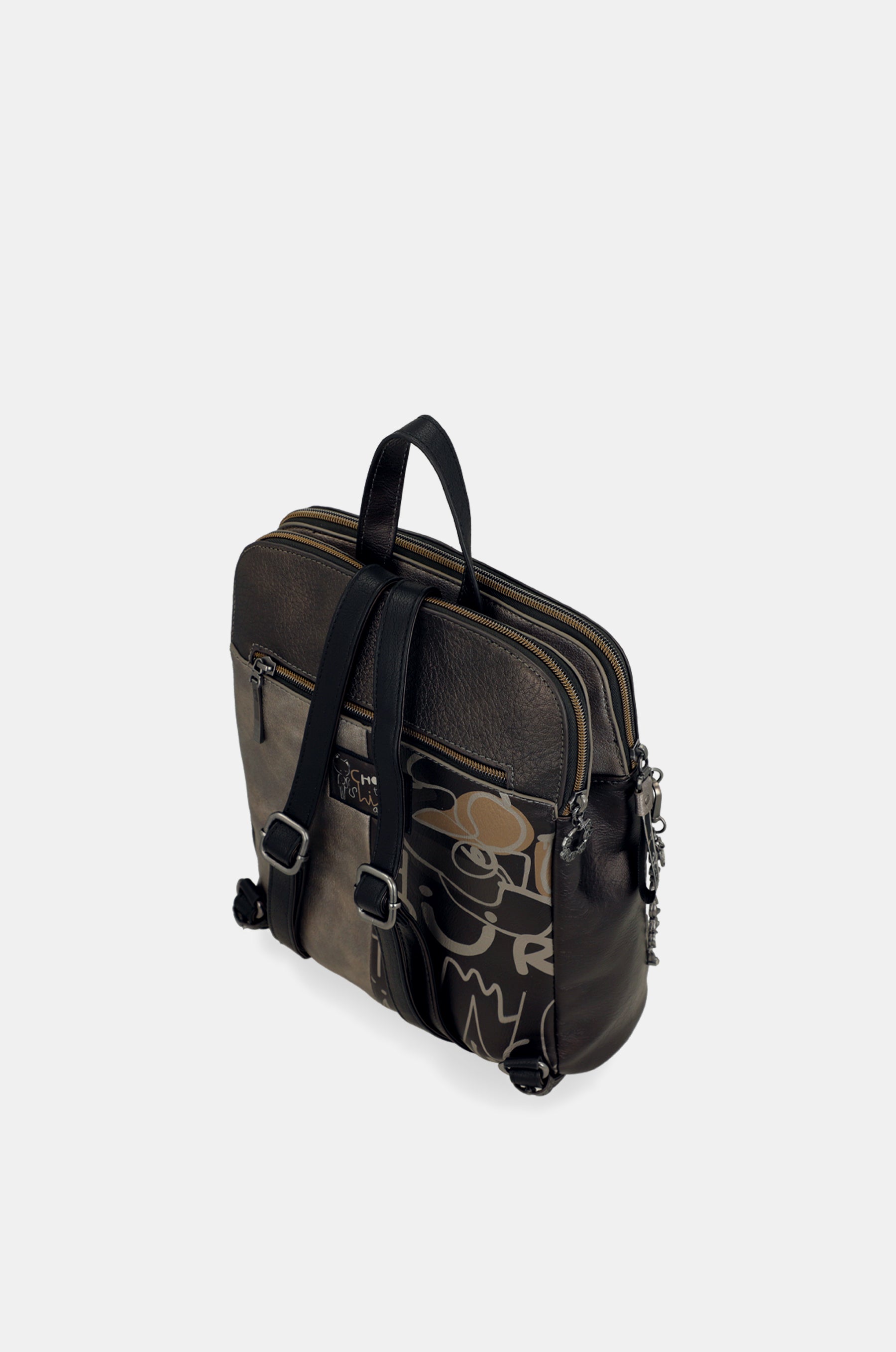 Rucksack mit Dreifachfach Nature Koko