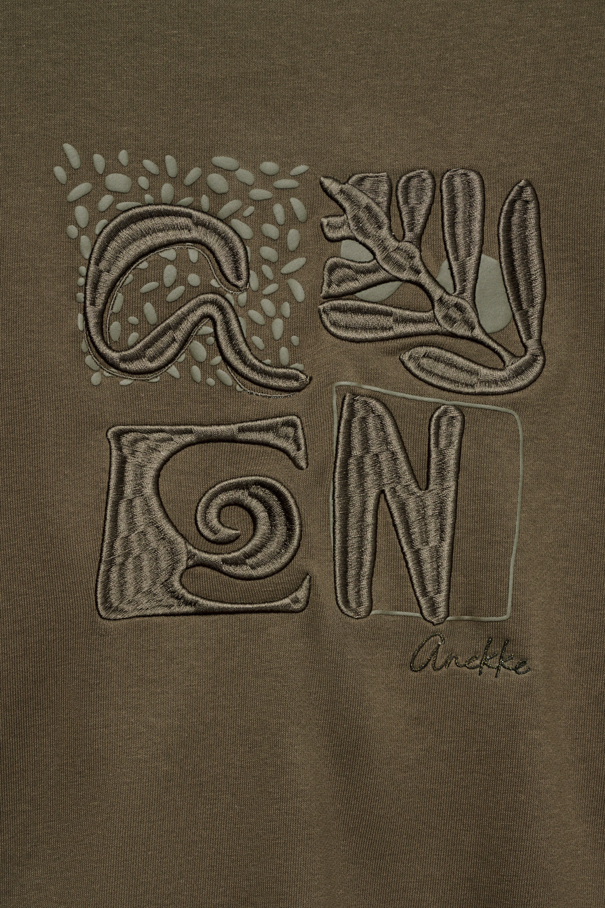 Langärmliges Sweatshirt militärgrün