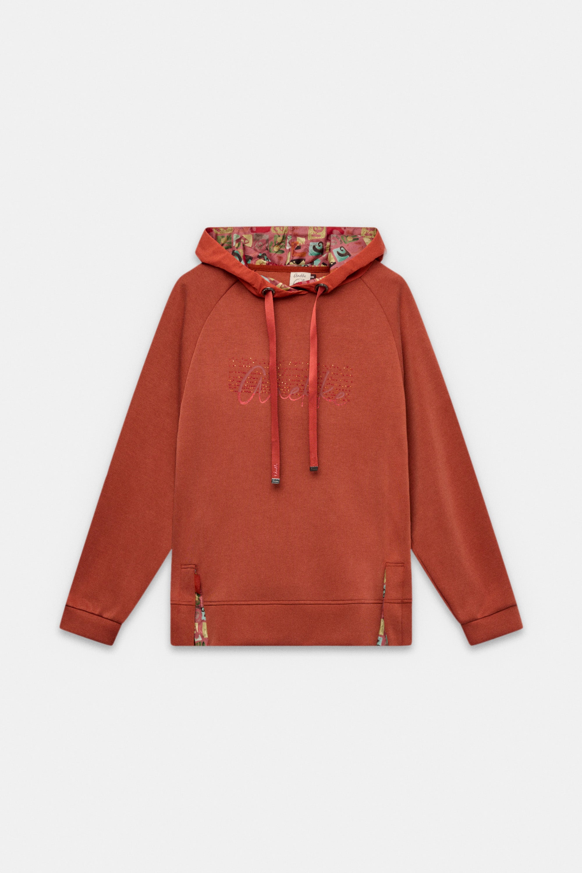 Langärmliges Sweatshirt mit Kapuze