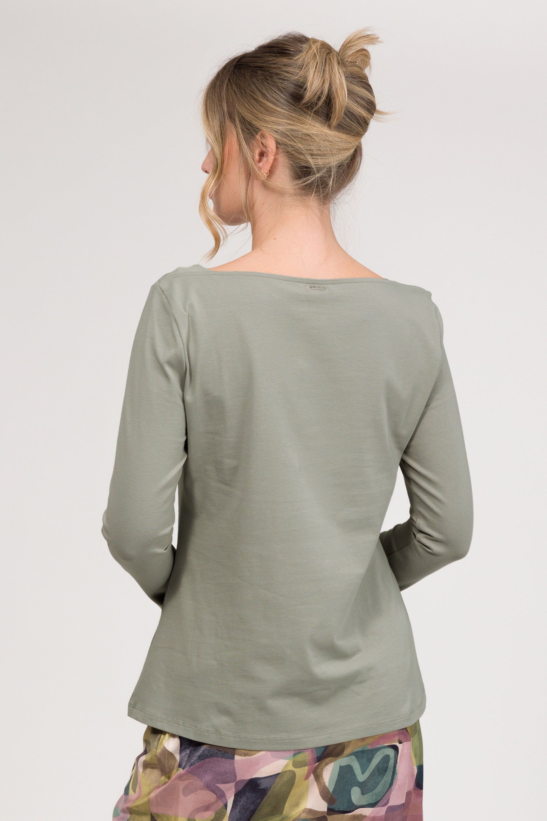 Langarm-T-Shirt mit Logo