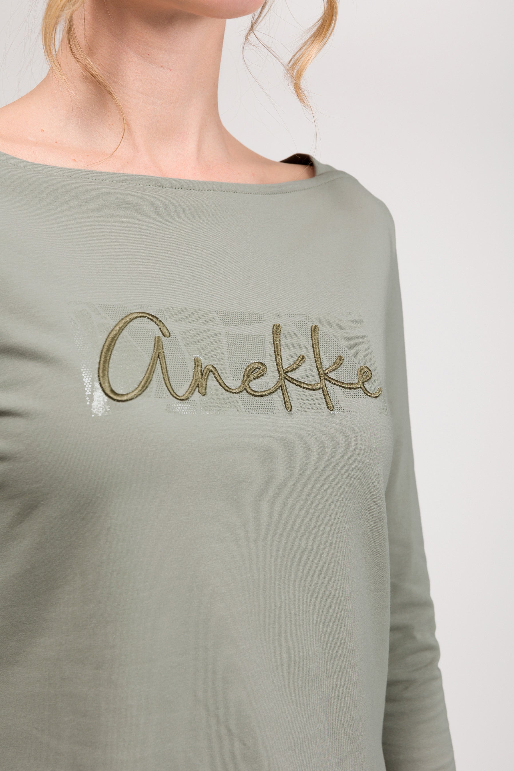 Langarm-T-Shirt mit Logo