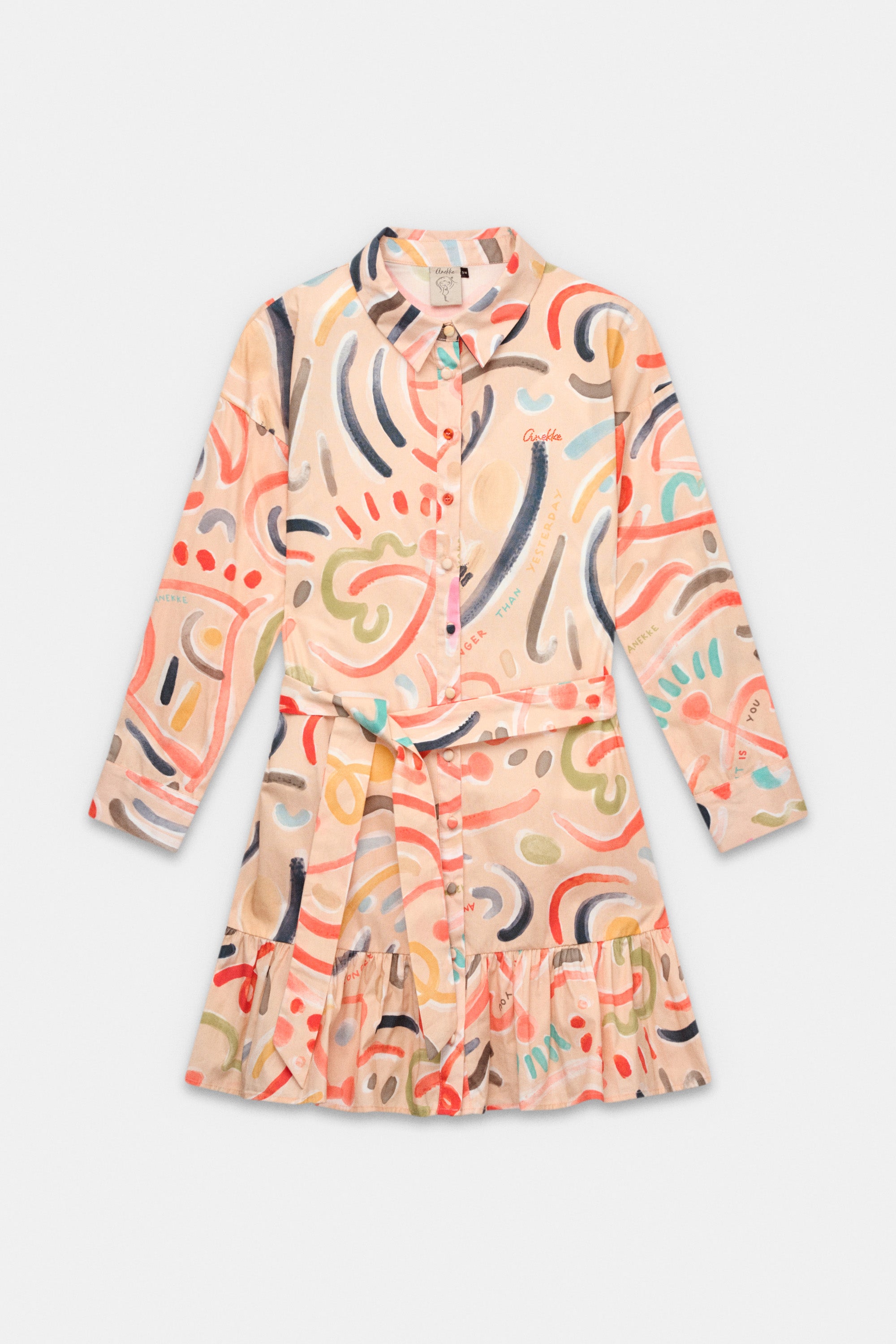 Fließendes Langarmhemd Amphora