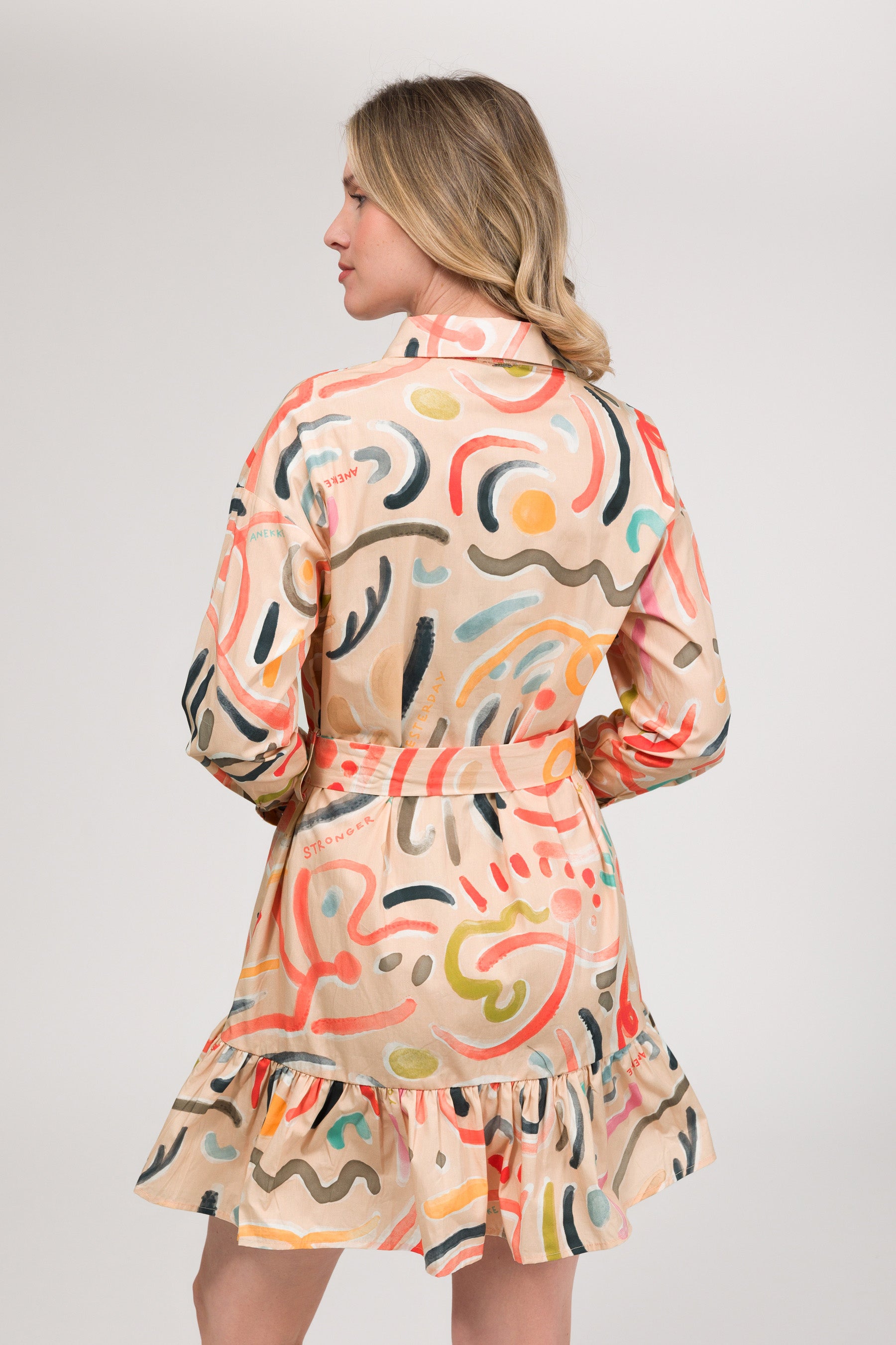 Fließendes Langarmhemd Amphora