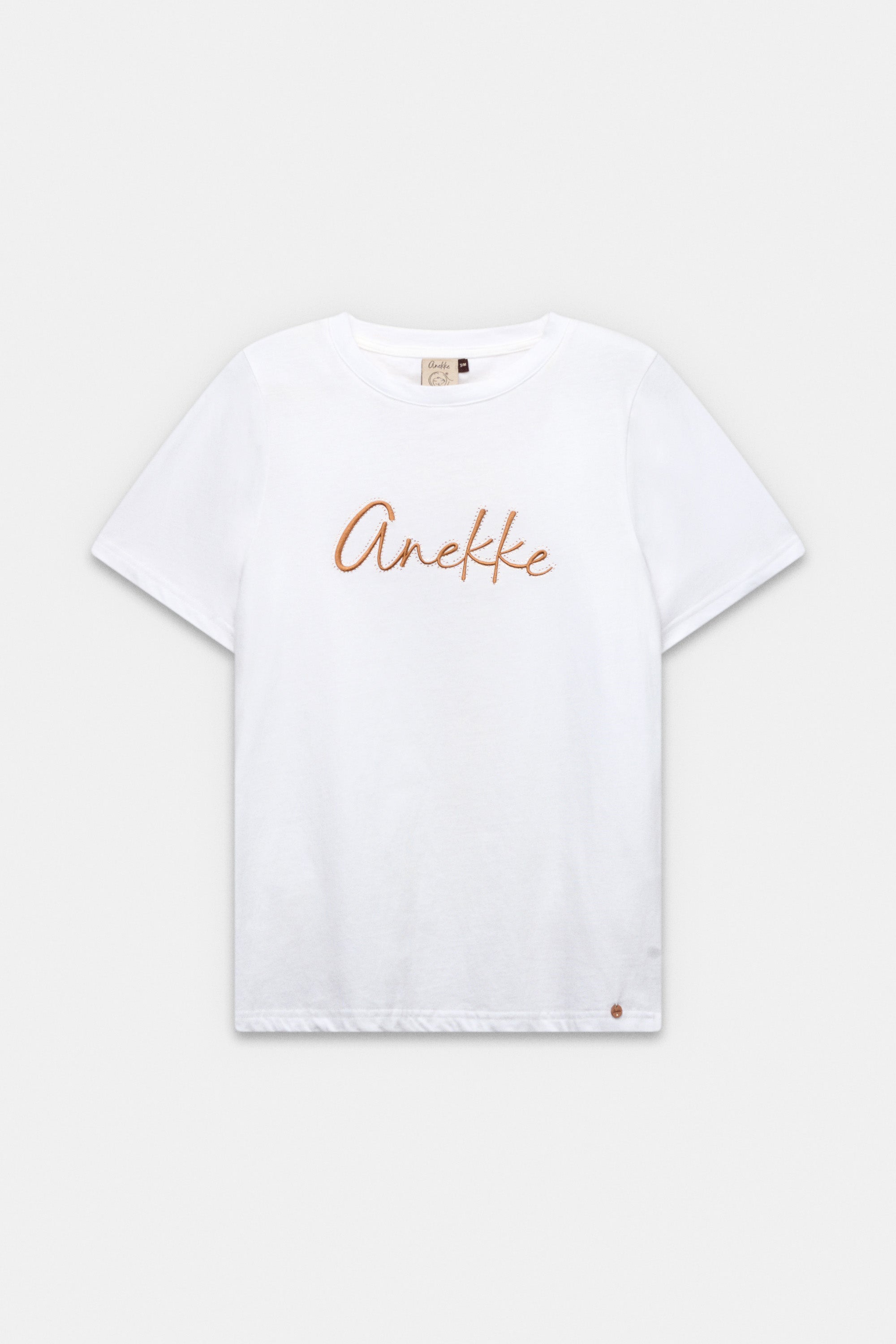 Weißes Kurzarm-T-Shirt