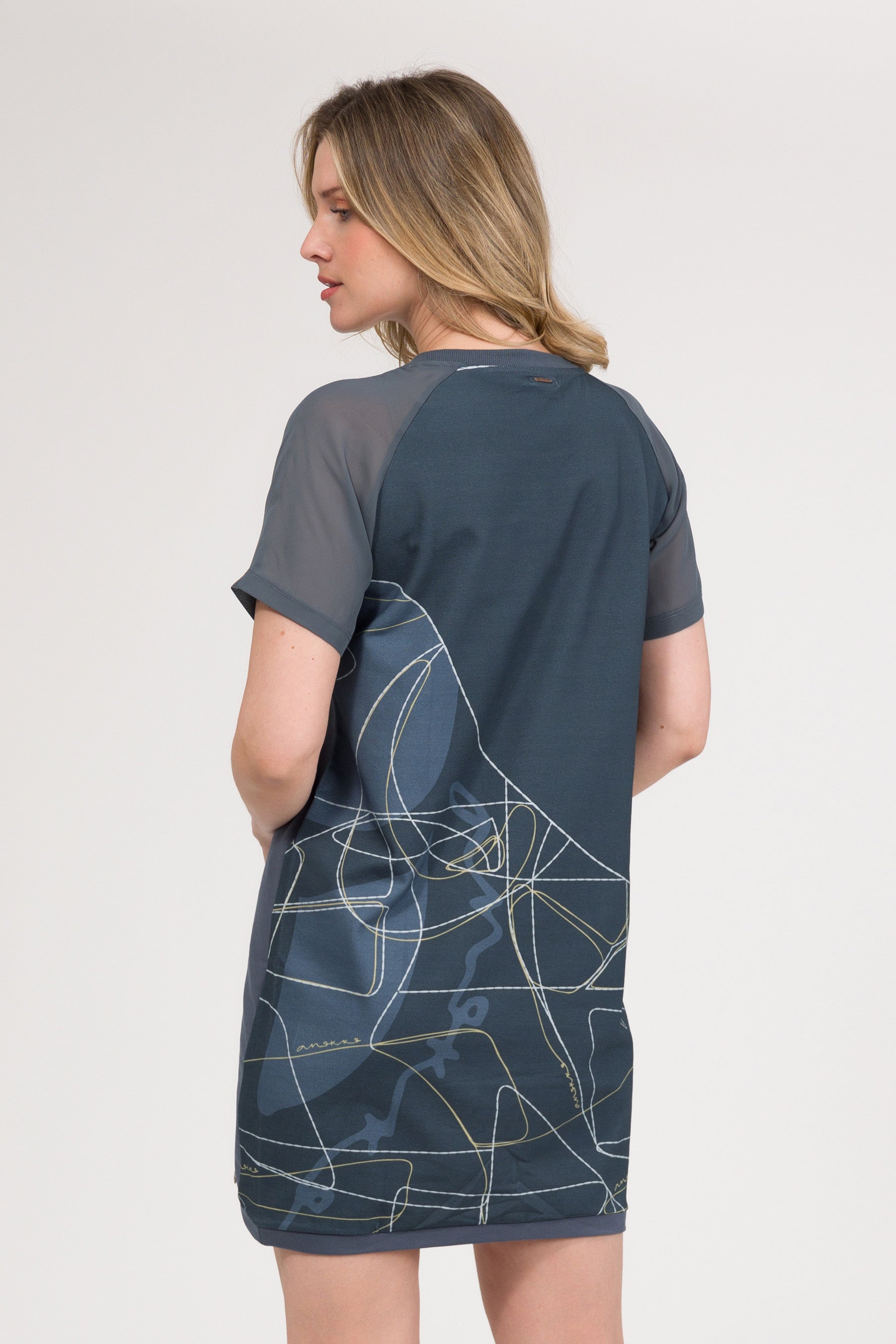 Kurzärmliges Kleid Auralis