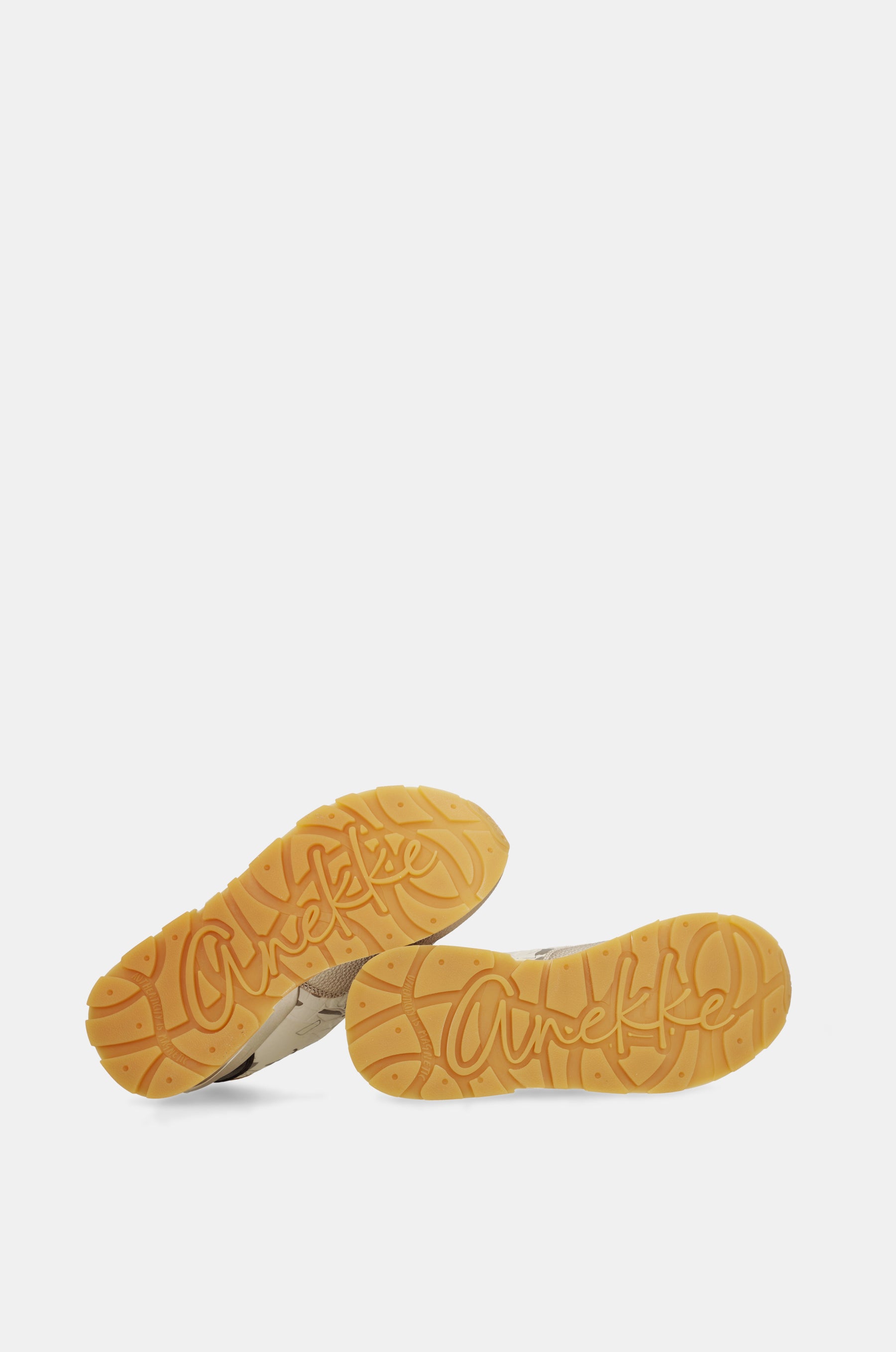 Beige-goldene Sneaker