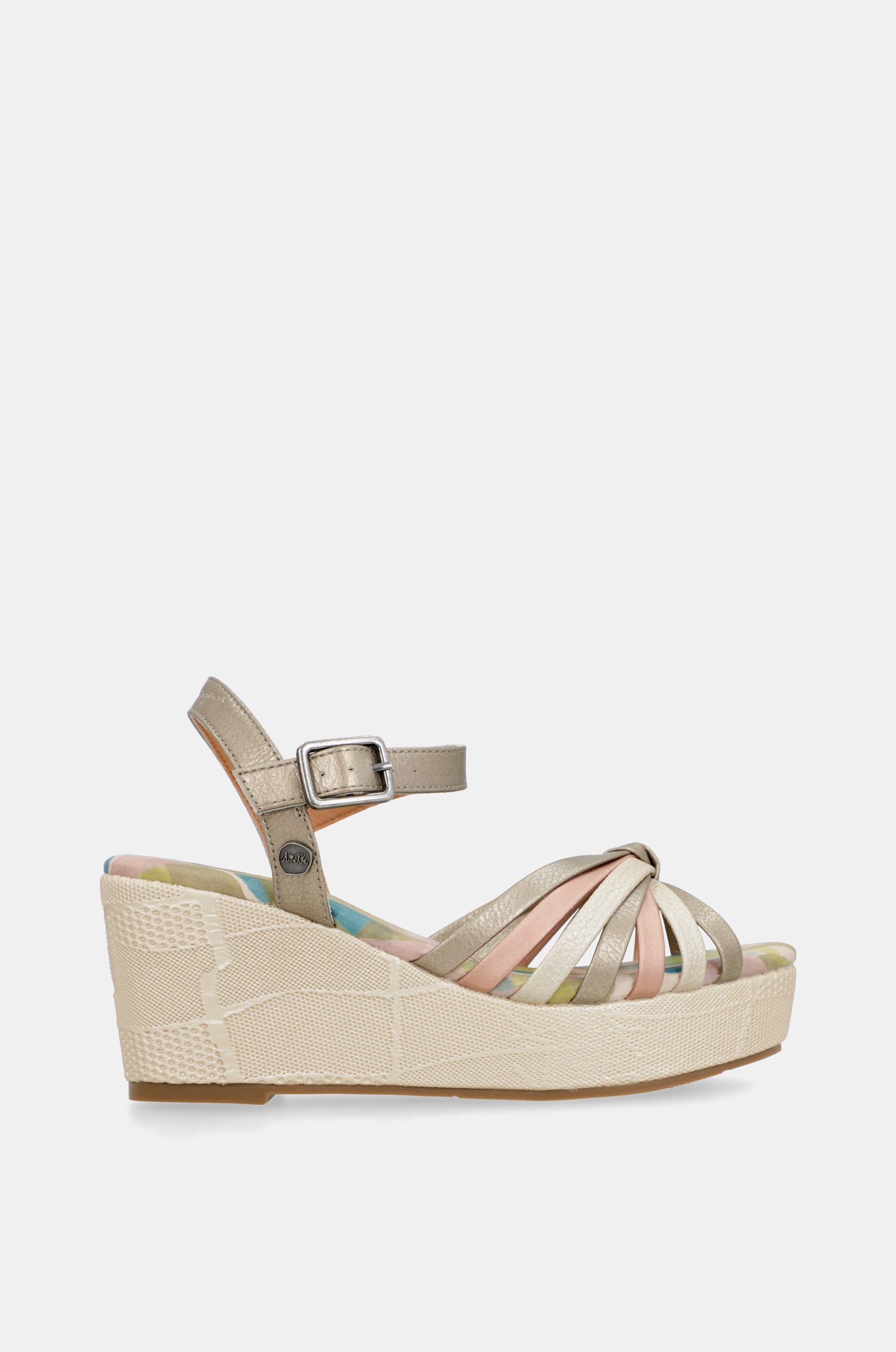 Bedruckte Bloom Kreuzsandalen