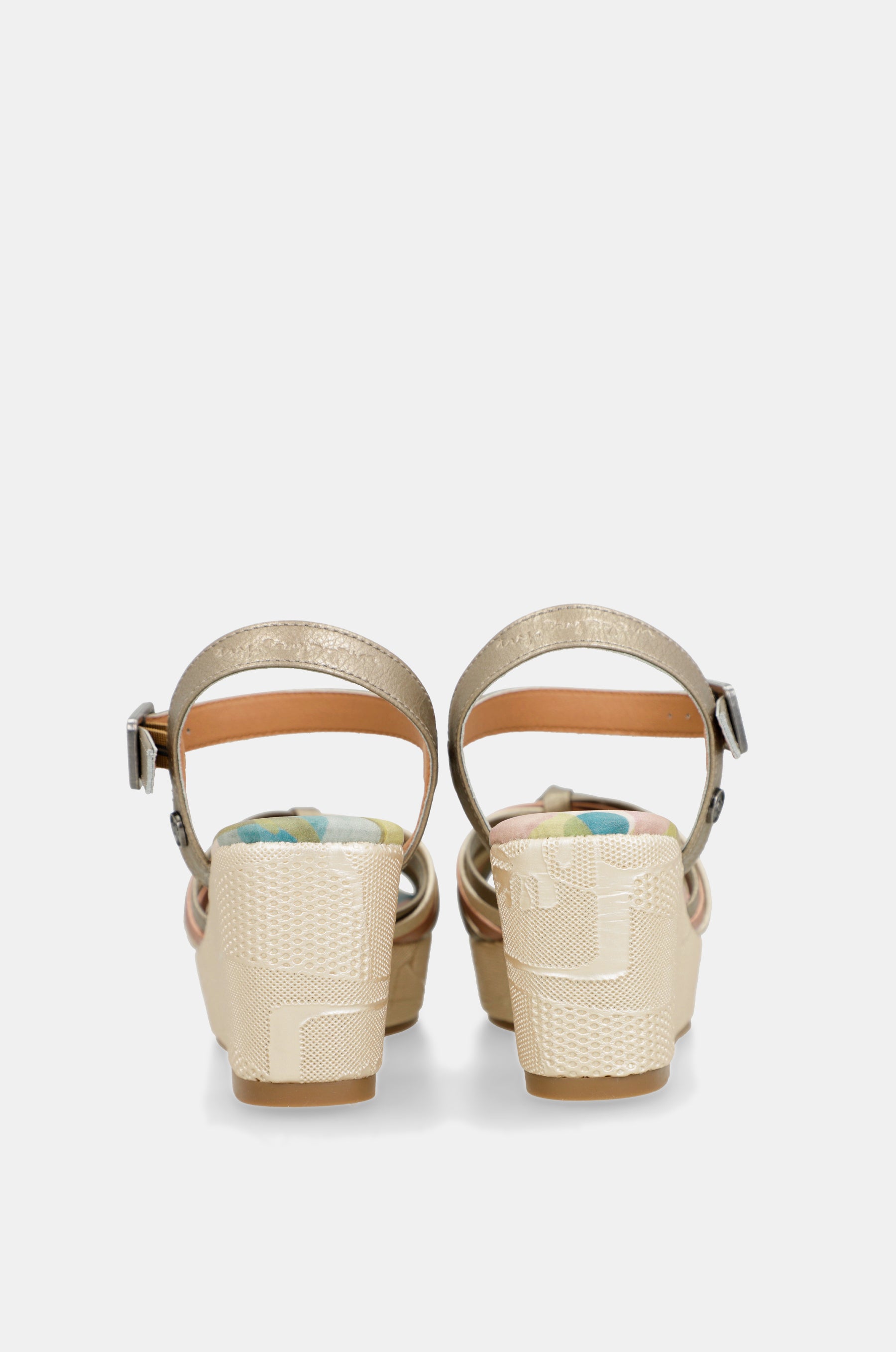 Bedruckte Bloom Kreuzsandalen