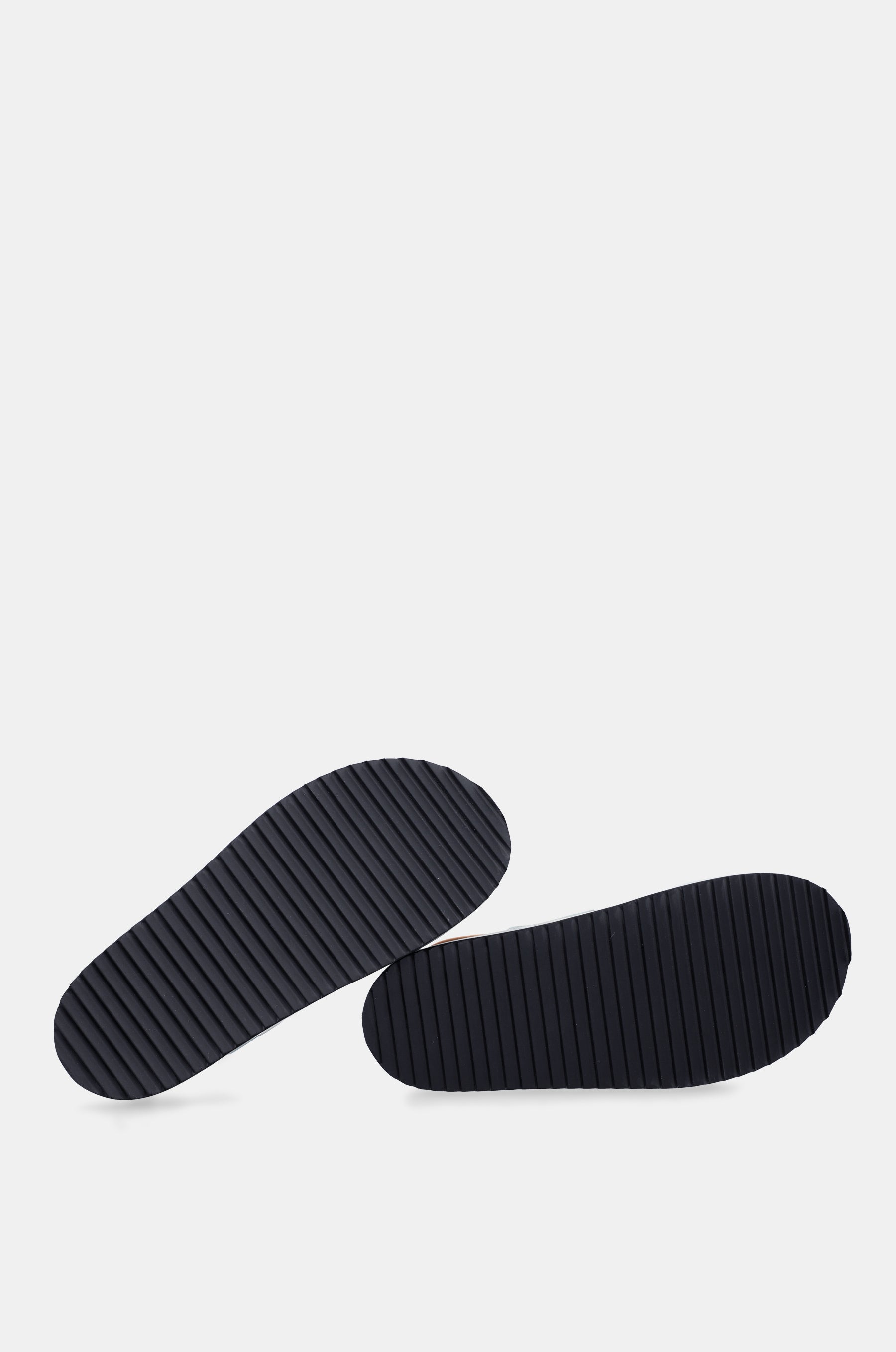 Blau-pinkorange Plateausandalen