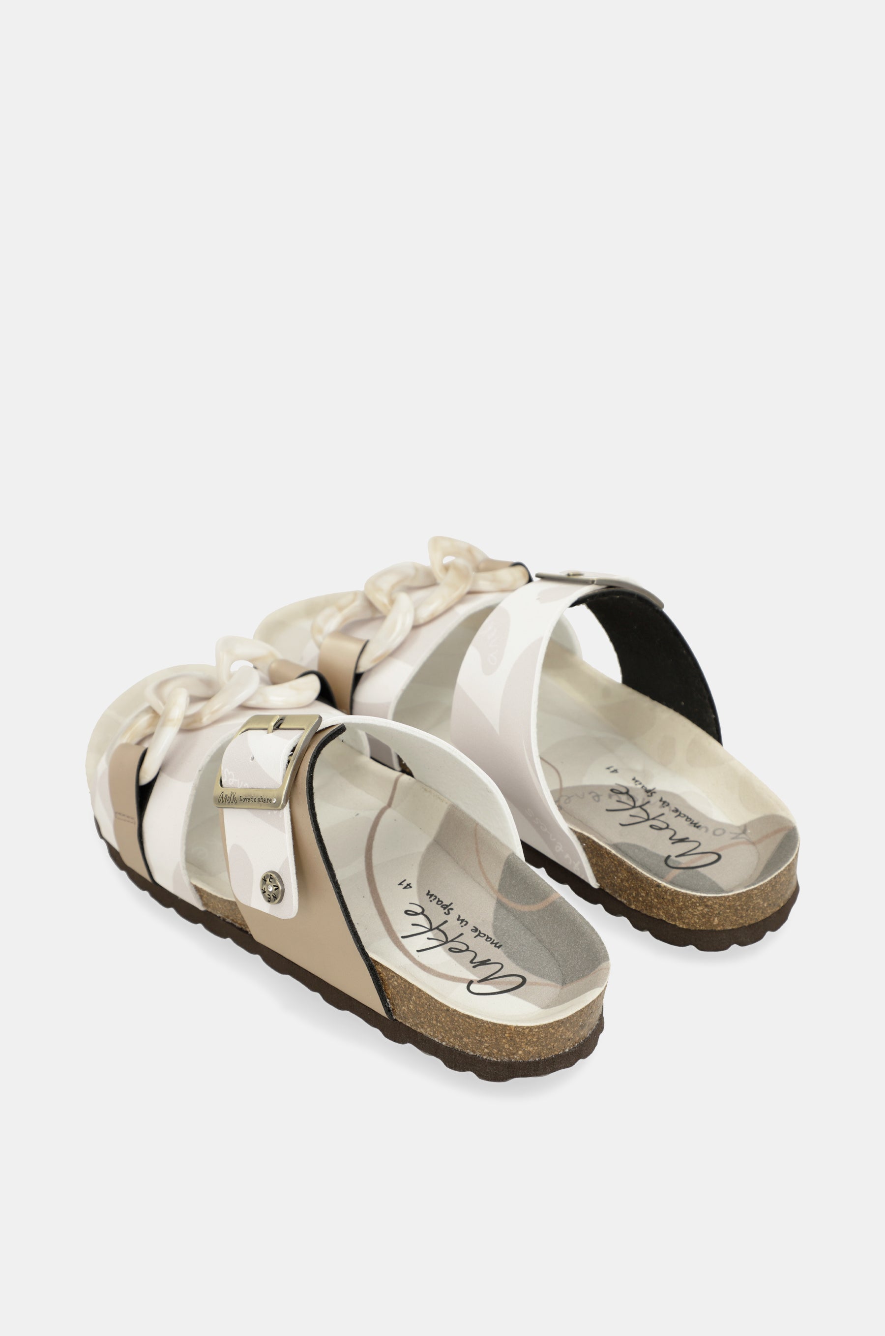 Beige Gaia Bio-Sandalen