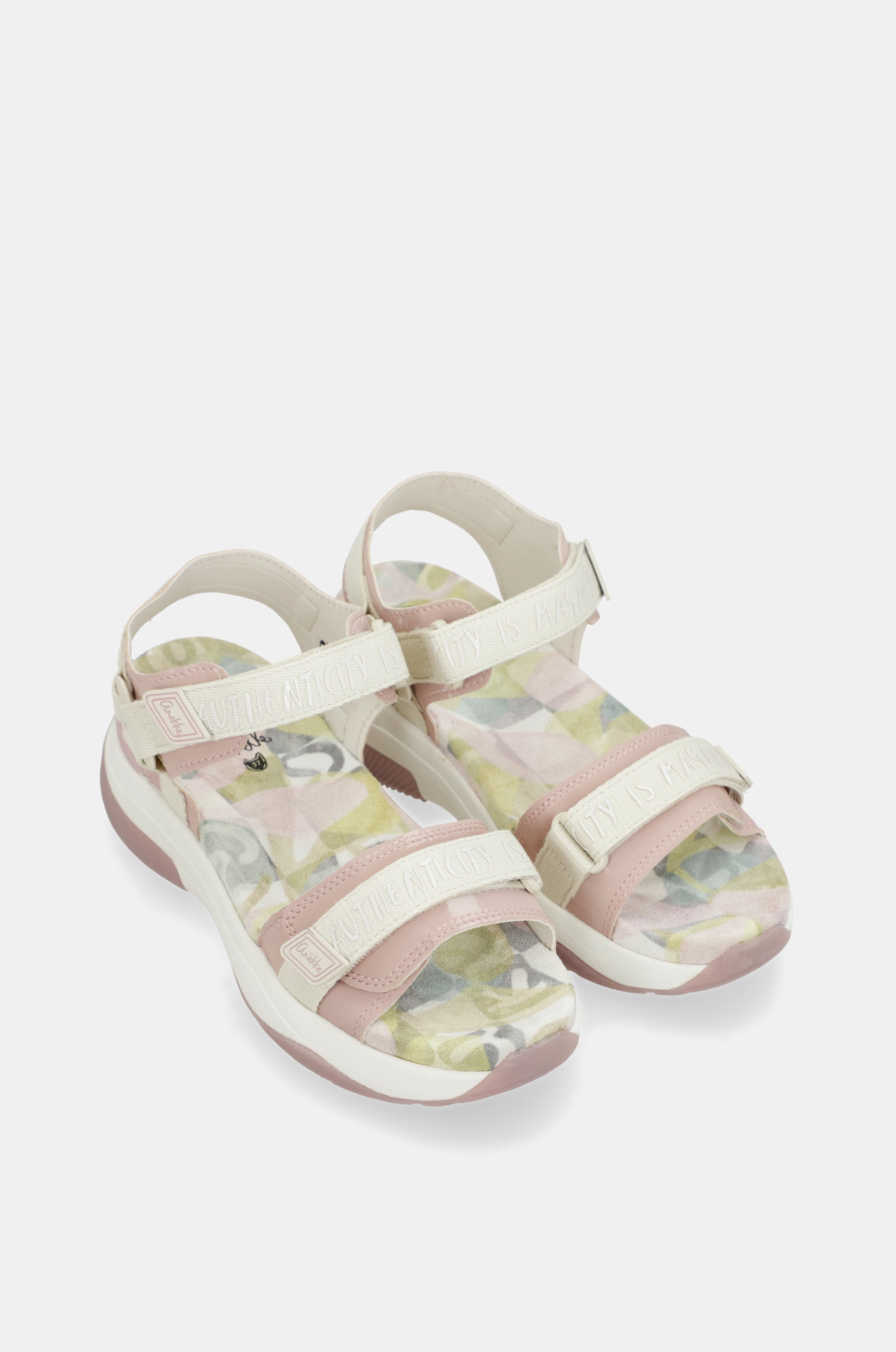 Rosa Bloom Sportsandalen