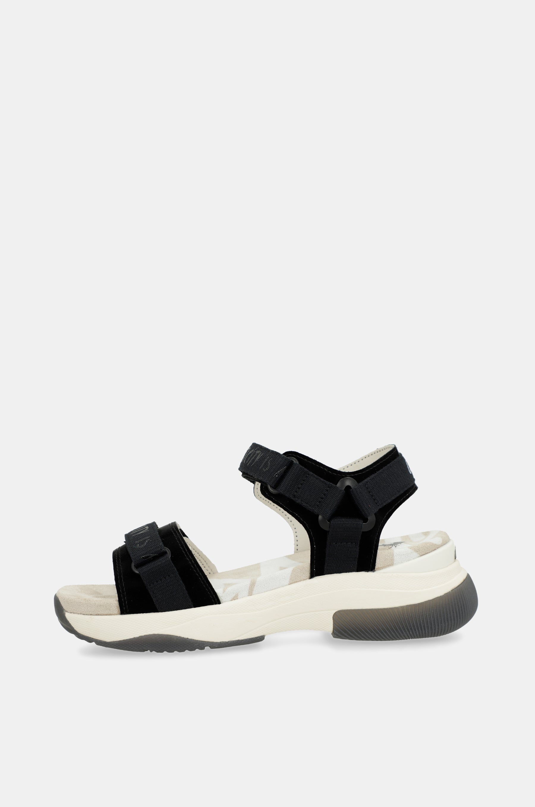 Schwarze Sportsandalen
