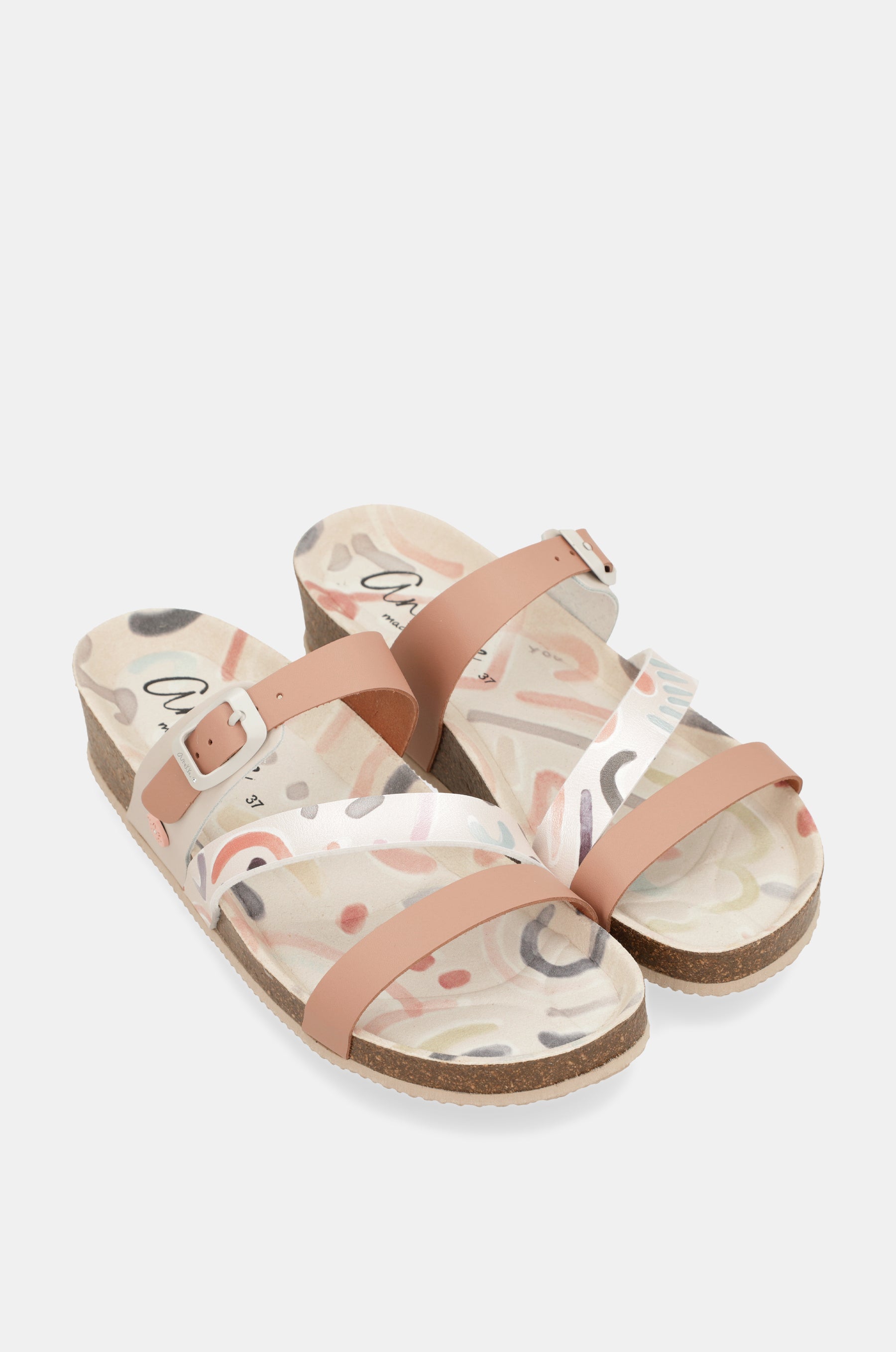 Rosa Olympia Sandalen