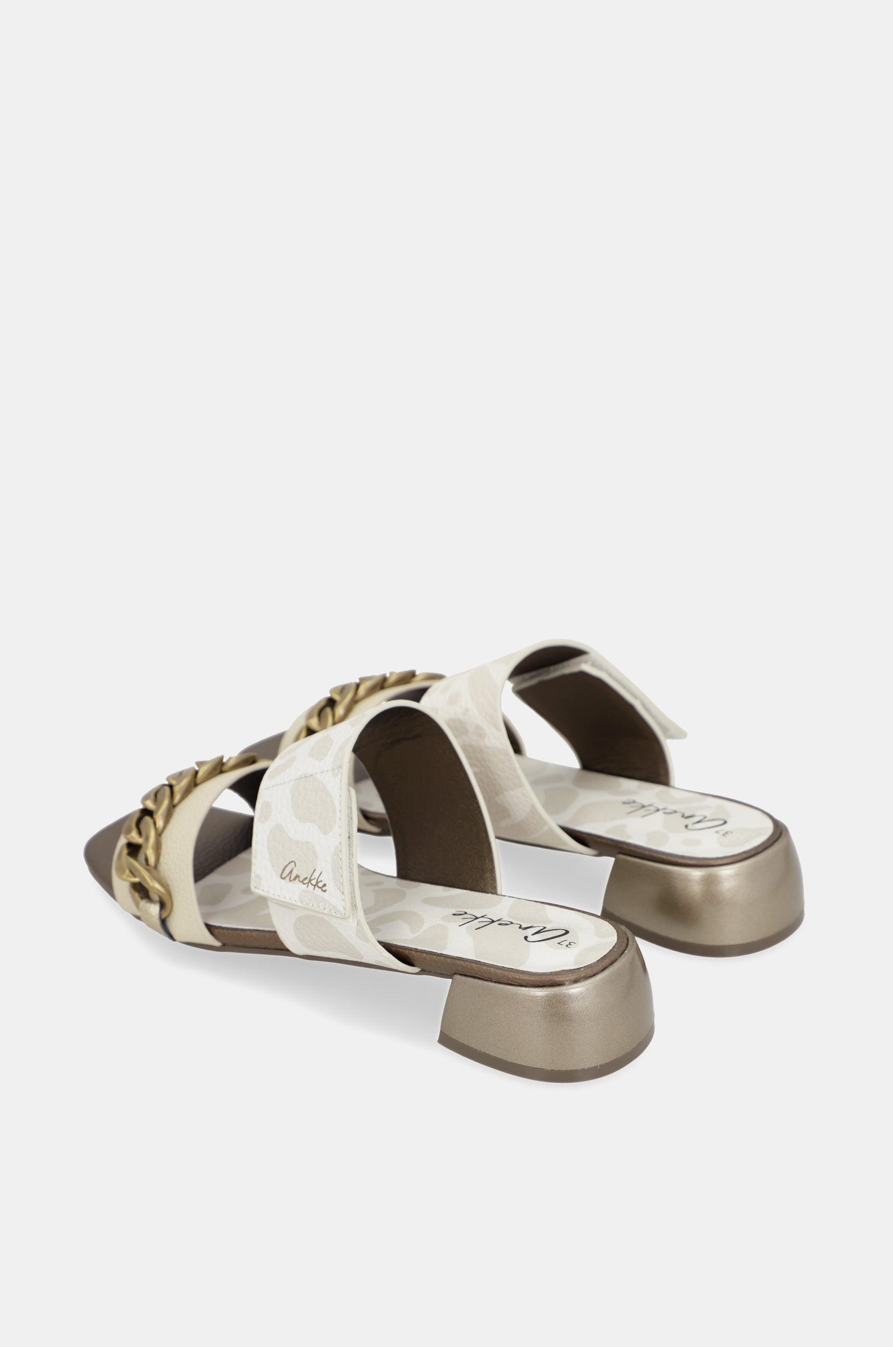 Gaia Sandalen mit Absatz und Kettengliedern