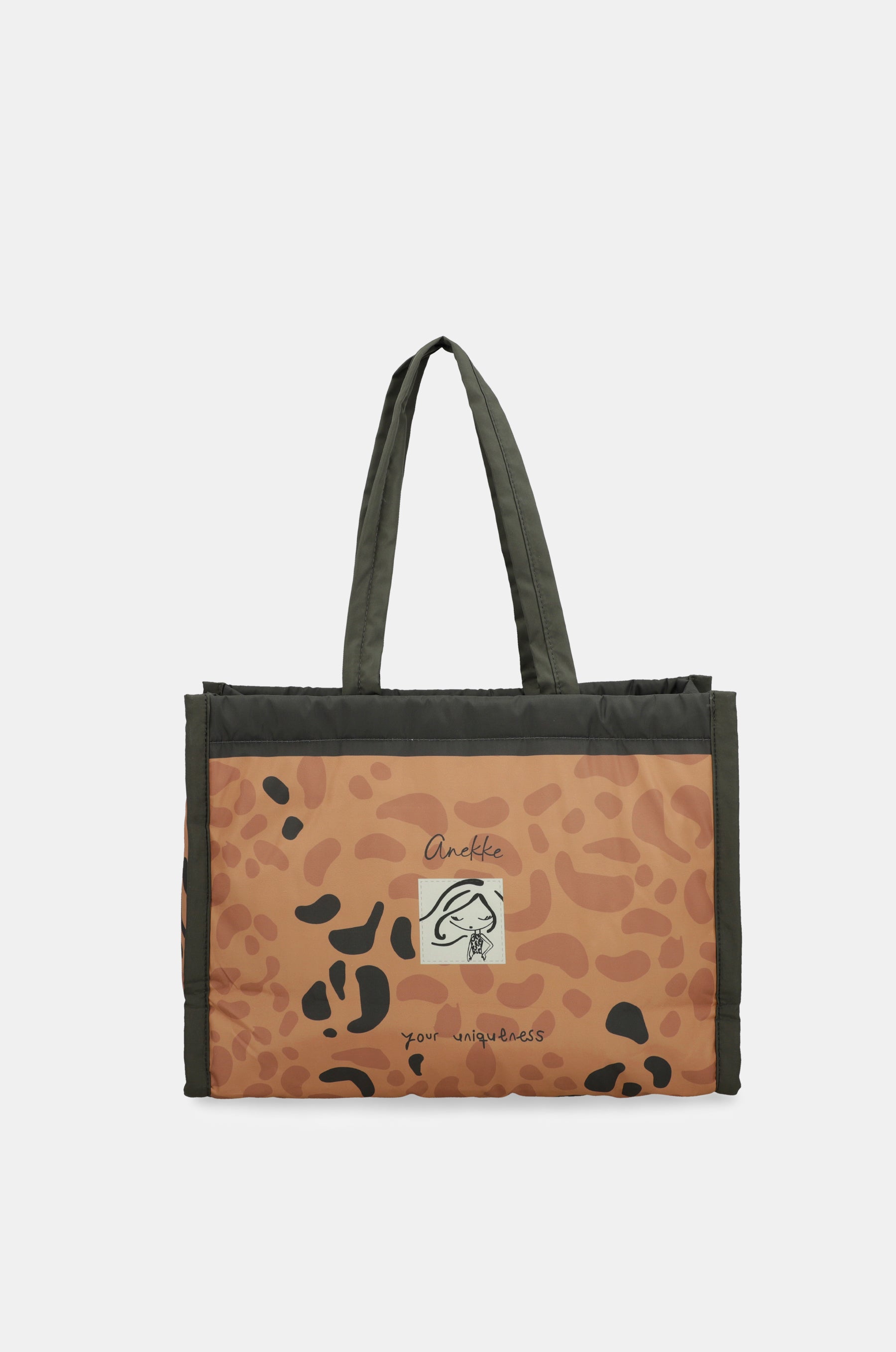 Gepolsterte Strandtasche (fliesenfarben)