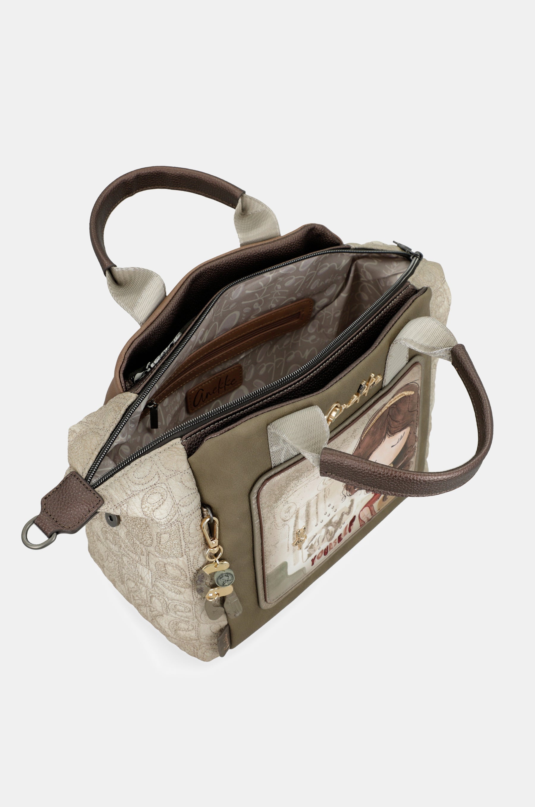 Tasche mit kurzem Griff Muse mittelgroß