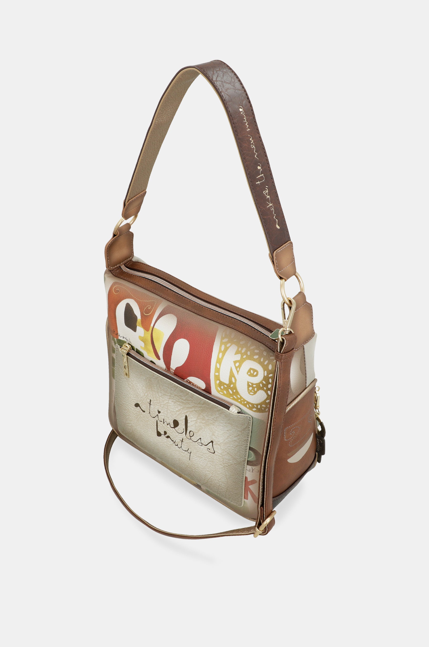 Schultertasche mit Umhängeriemen Muse