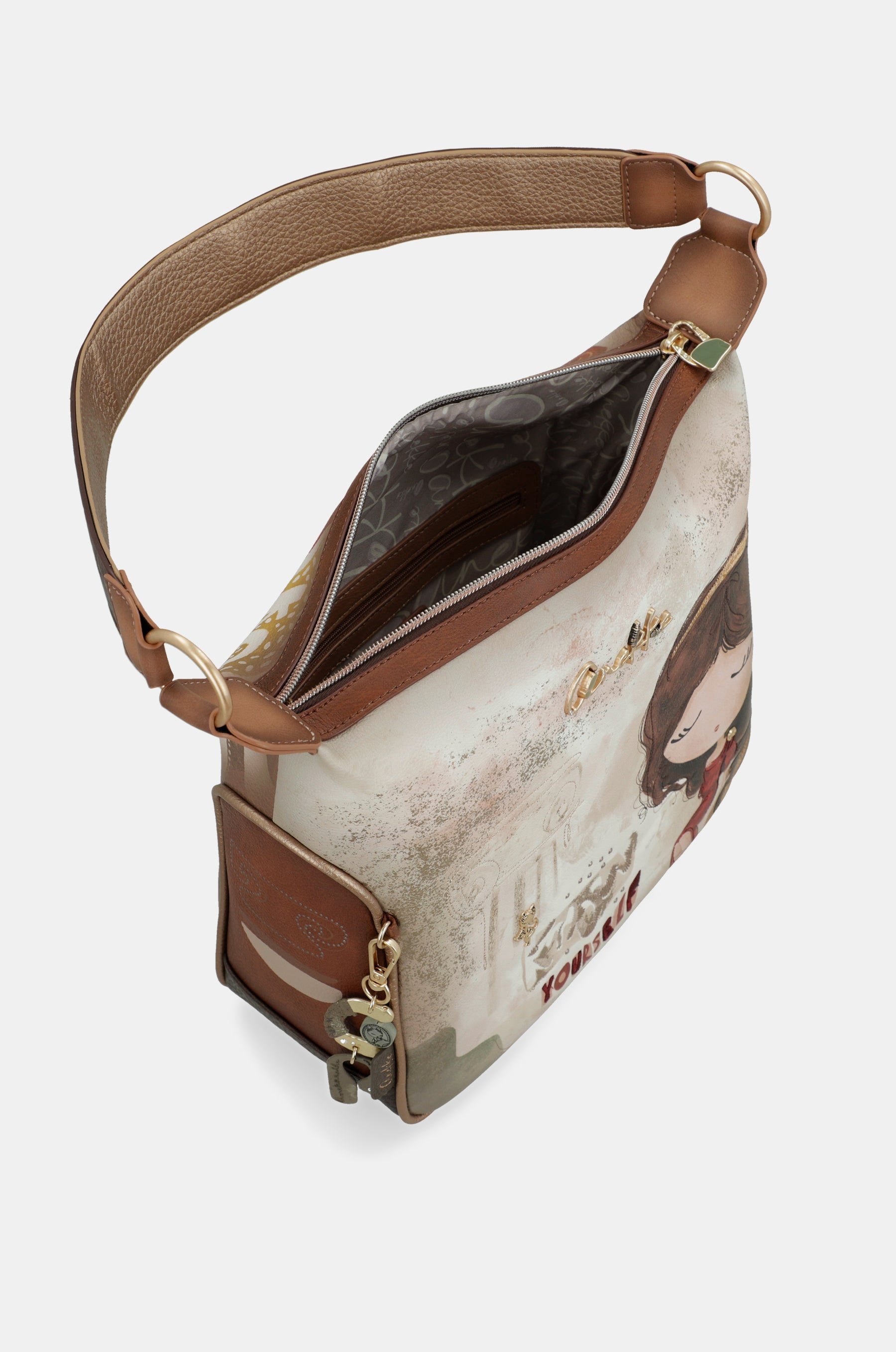 Schultertasche mit Umhängeriemen Muse